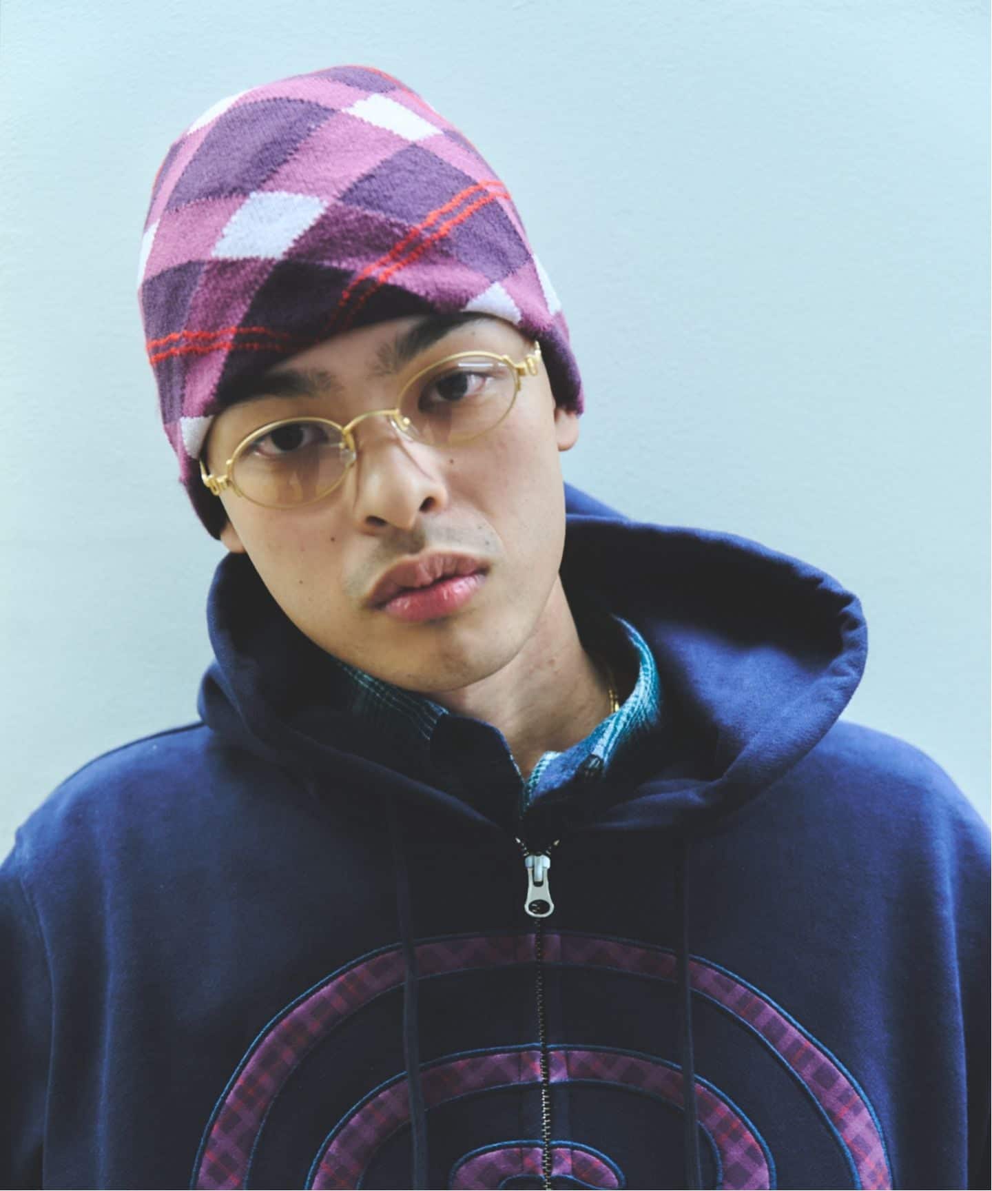 SOL soonerorlater / スーナーオアレイター EX PLAID ZIP HOODIE