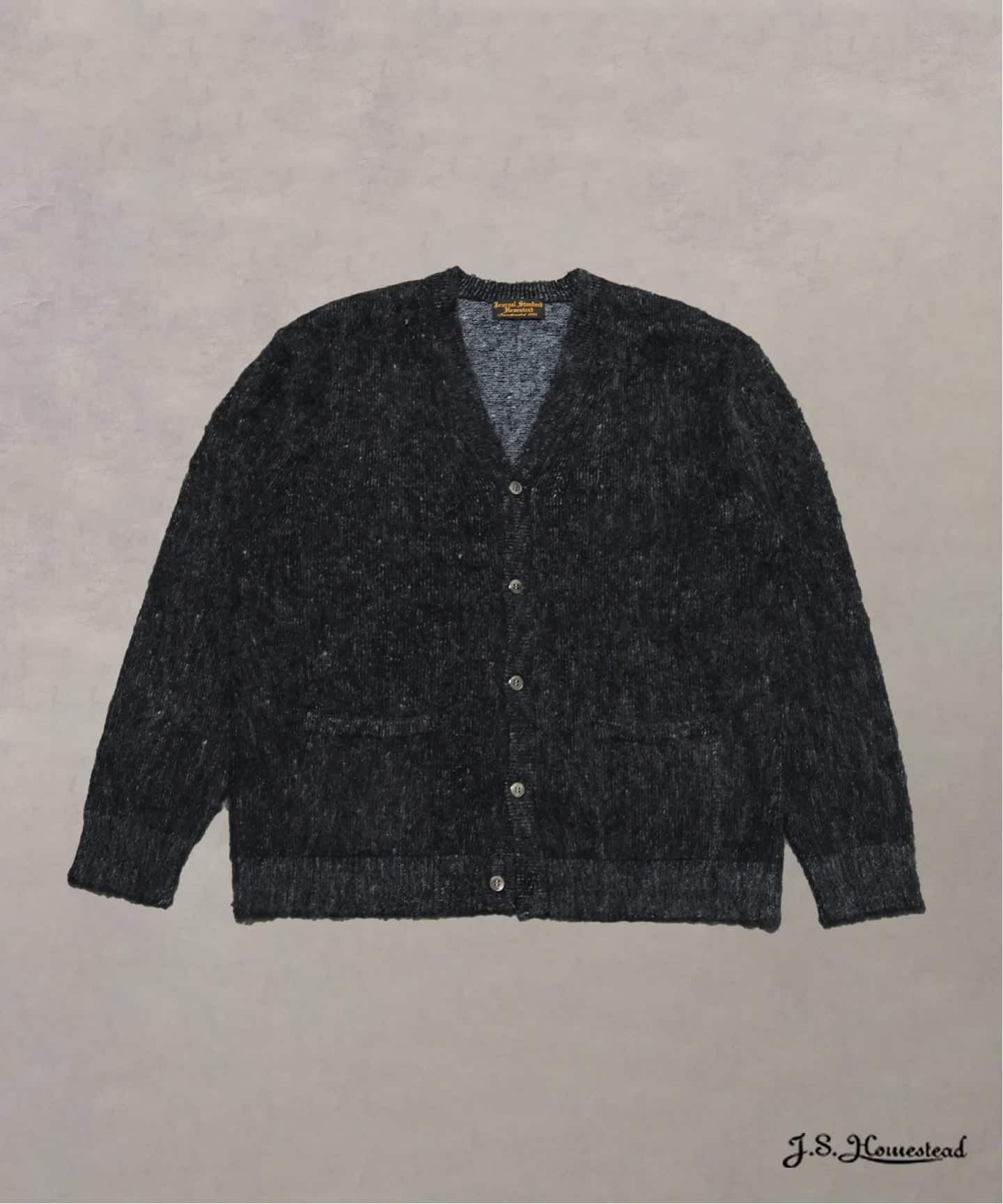 J.S.Homestead / アルパカ 混 ヘザー カーディガン（カーディガン