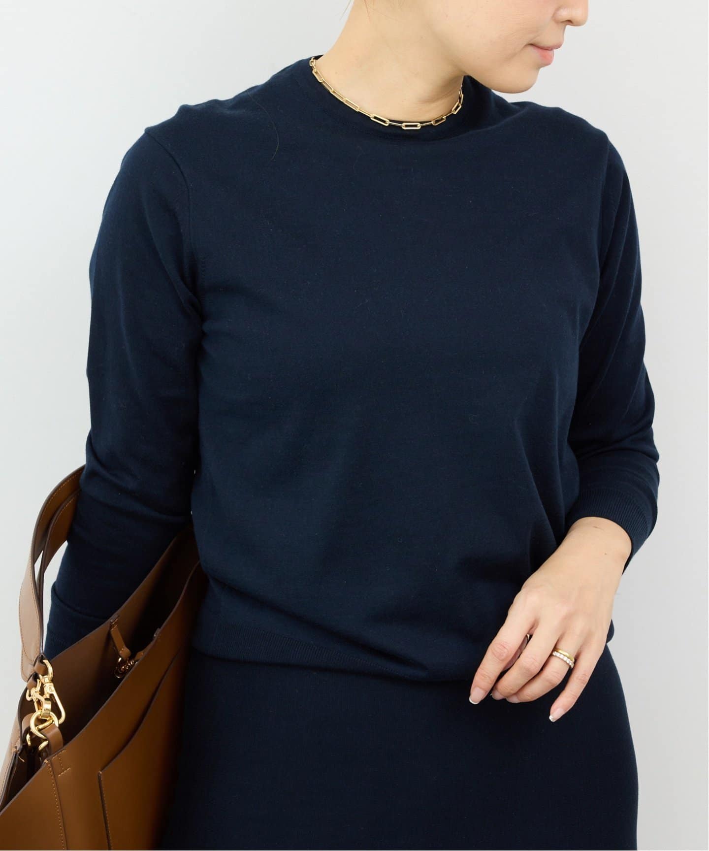 FF30 GIZA クルーネック プルオーバー（ニット／セーター）｜Deuxieme