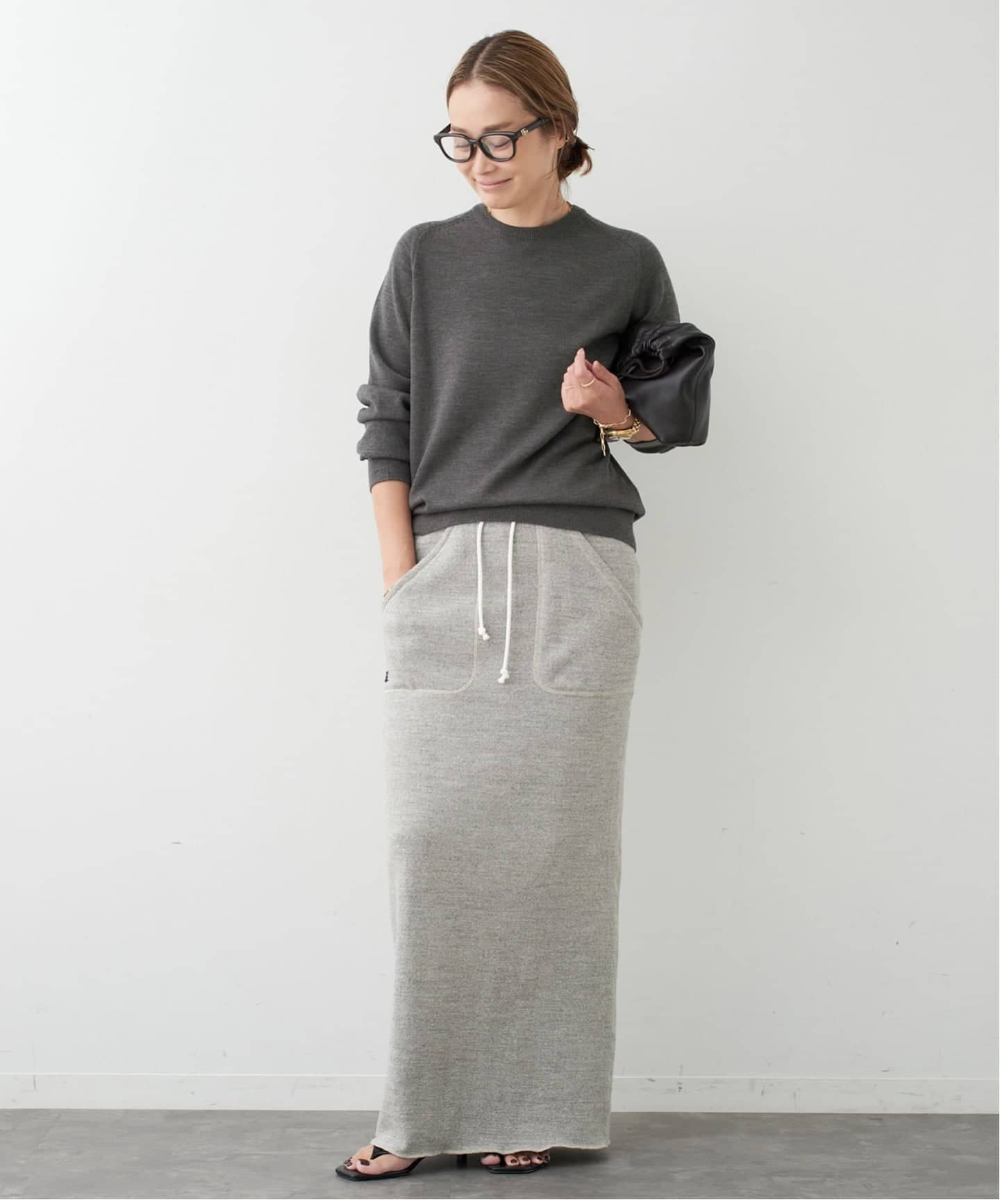 WISH クルーネック プルオーバー（ニット／セーター）｜Deuxieme