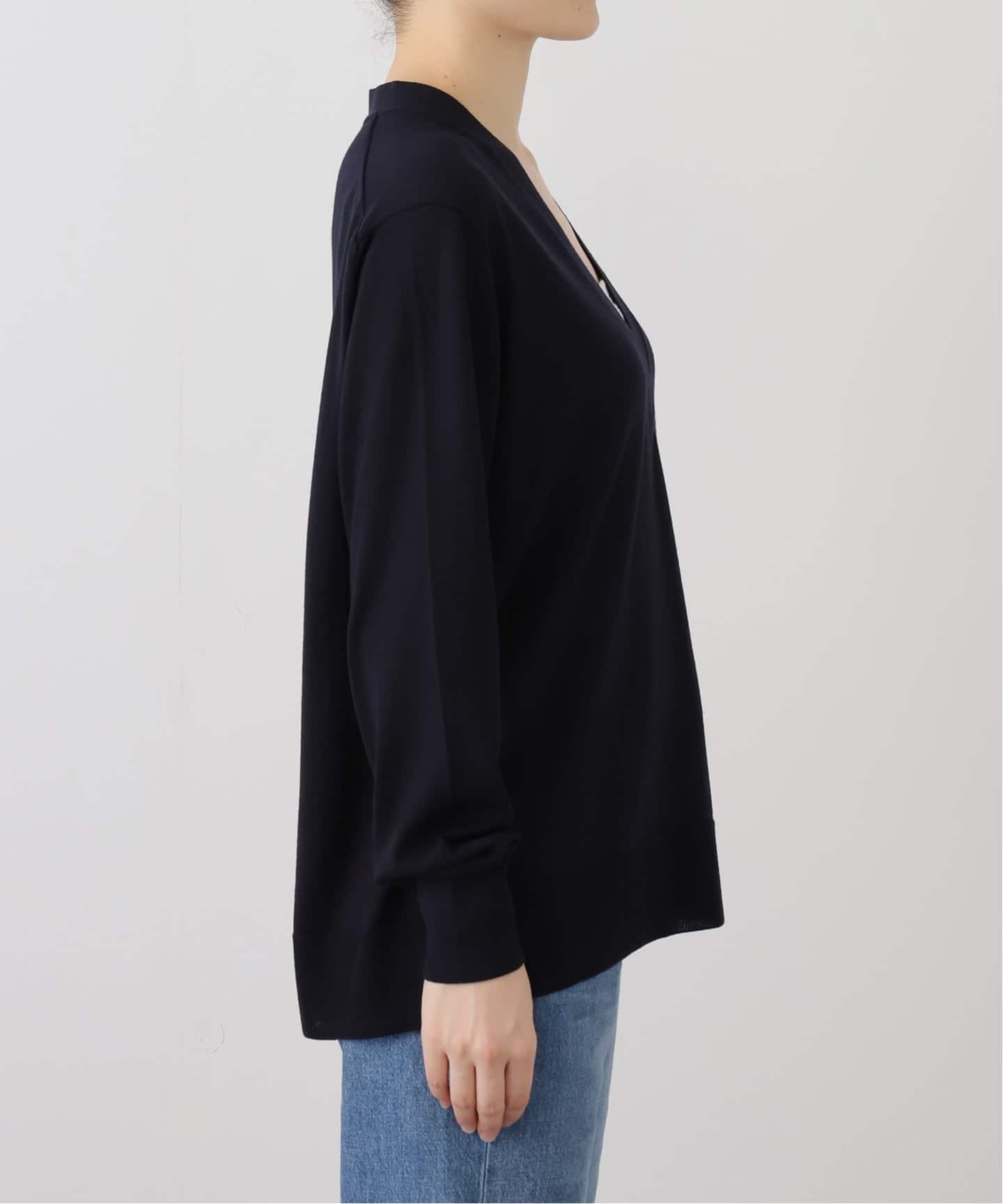 MILLENNIUM Vネック プルオーバー（ニット／セーター）｜Deuxieme