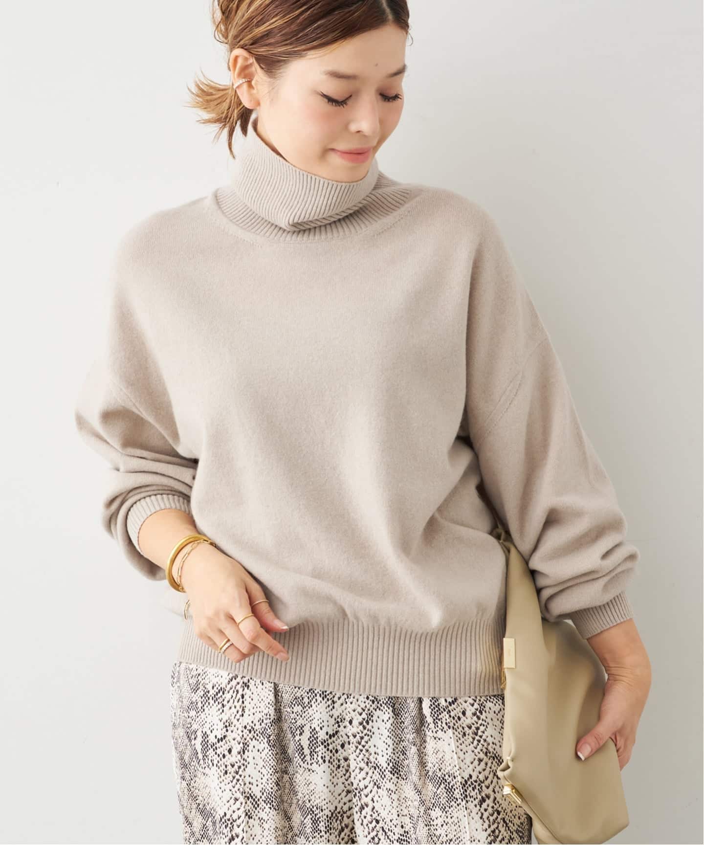 JUSPER タートルネック プルオーバー（ニット／セーター）｜Deuxieme