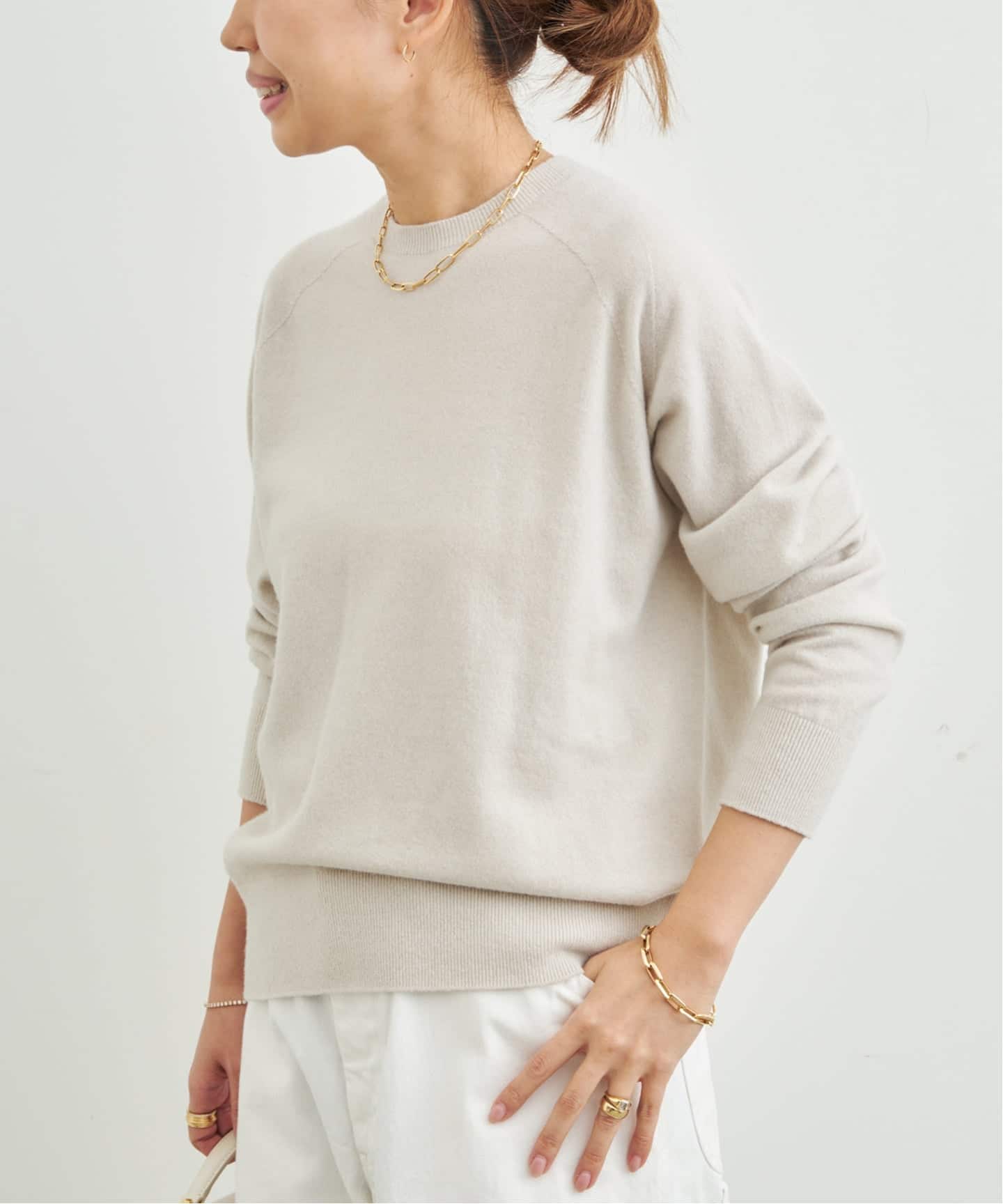 CAPRI クルーネック プルオーバー（ニット／セーター）｜Deuxieme