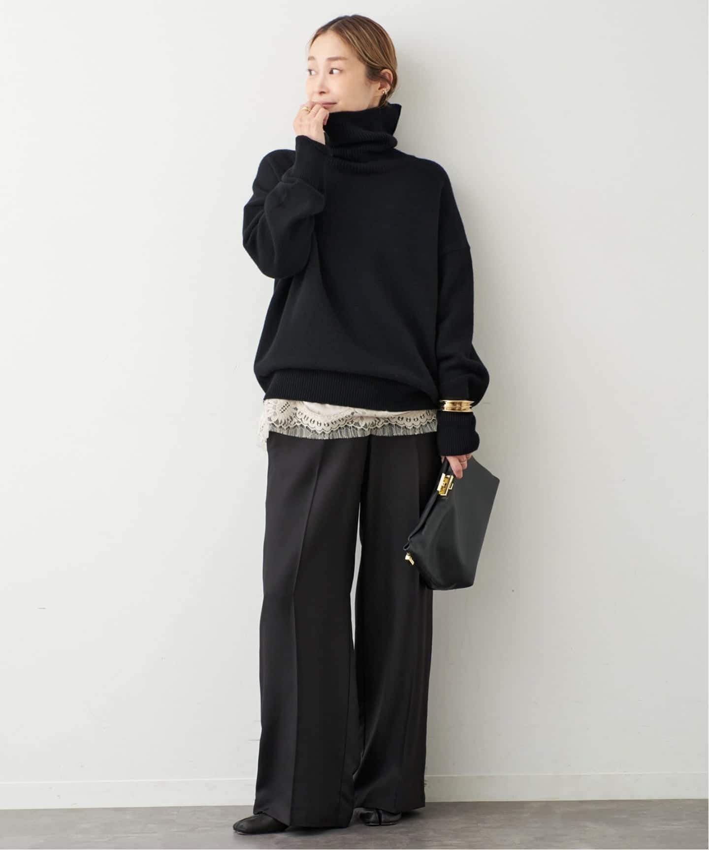 ミドルゲージタートル（ニット／セーター）｜Deuxieme Classe