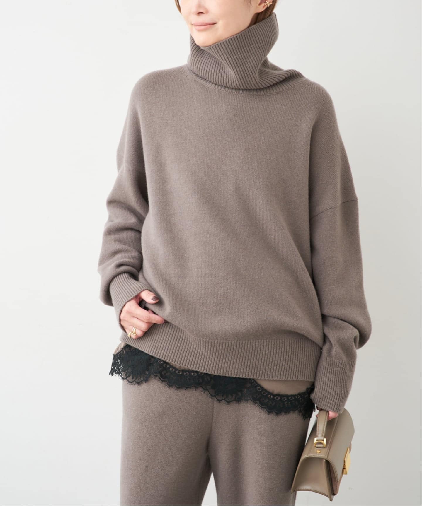 ミドルゲージタートル（ニット／セーター）｜Deuxieme Classe
