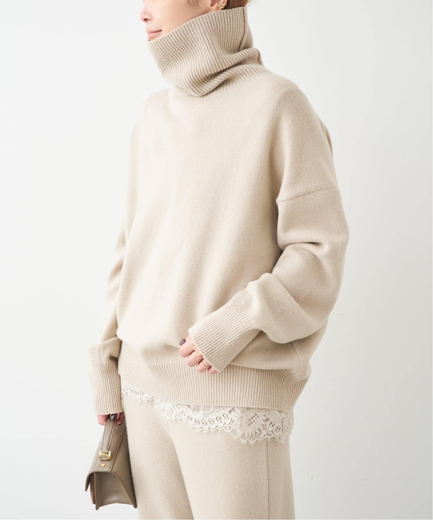 ミドルゲージタートル（ニット／セーター）｜Deuxieme Classe