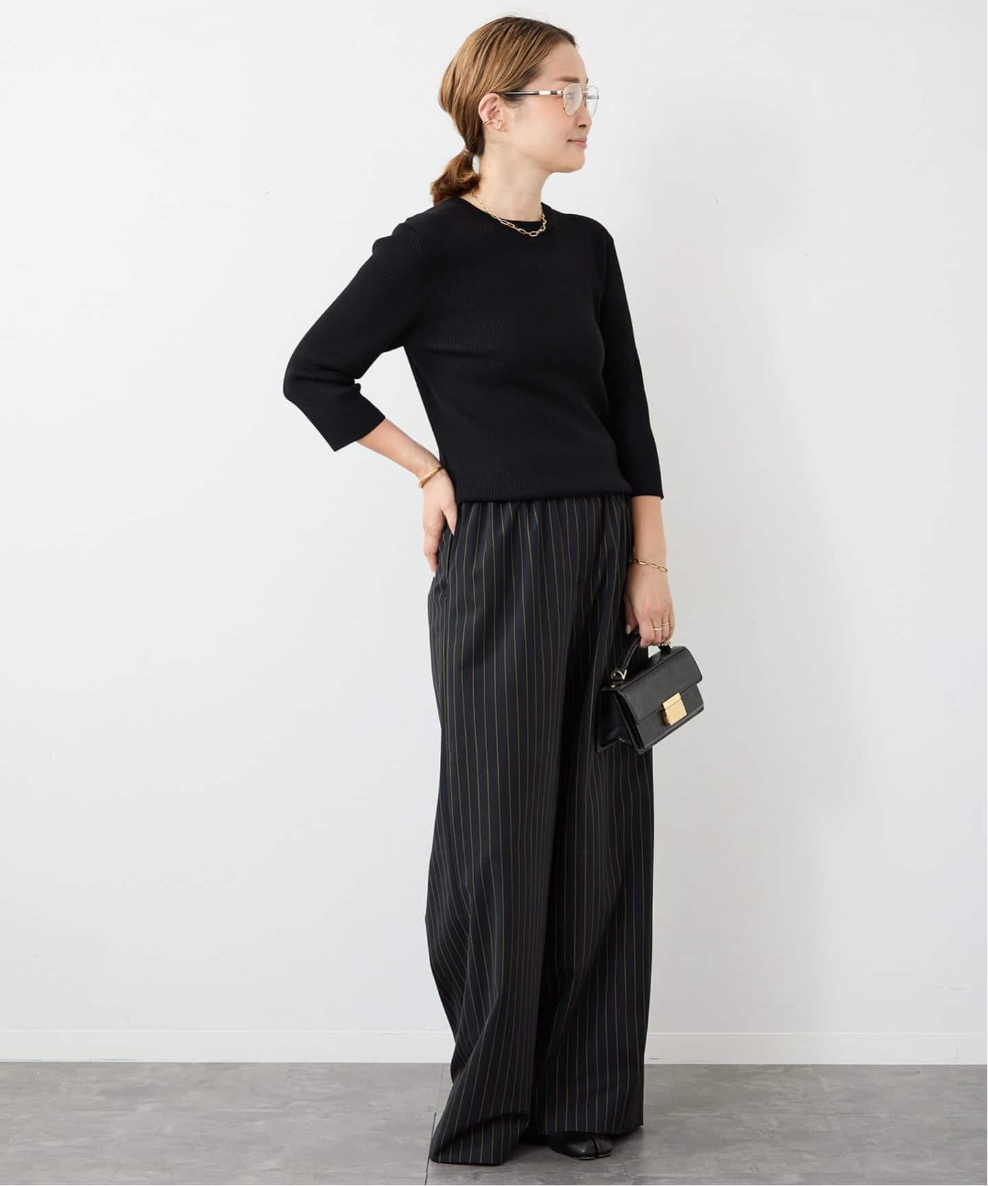 Rib クルーネック プルオーバー（ニット／セーター）｜Deuxieme Classe