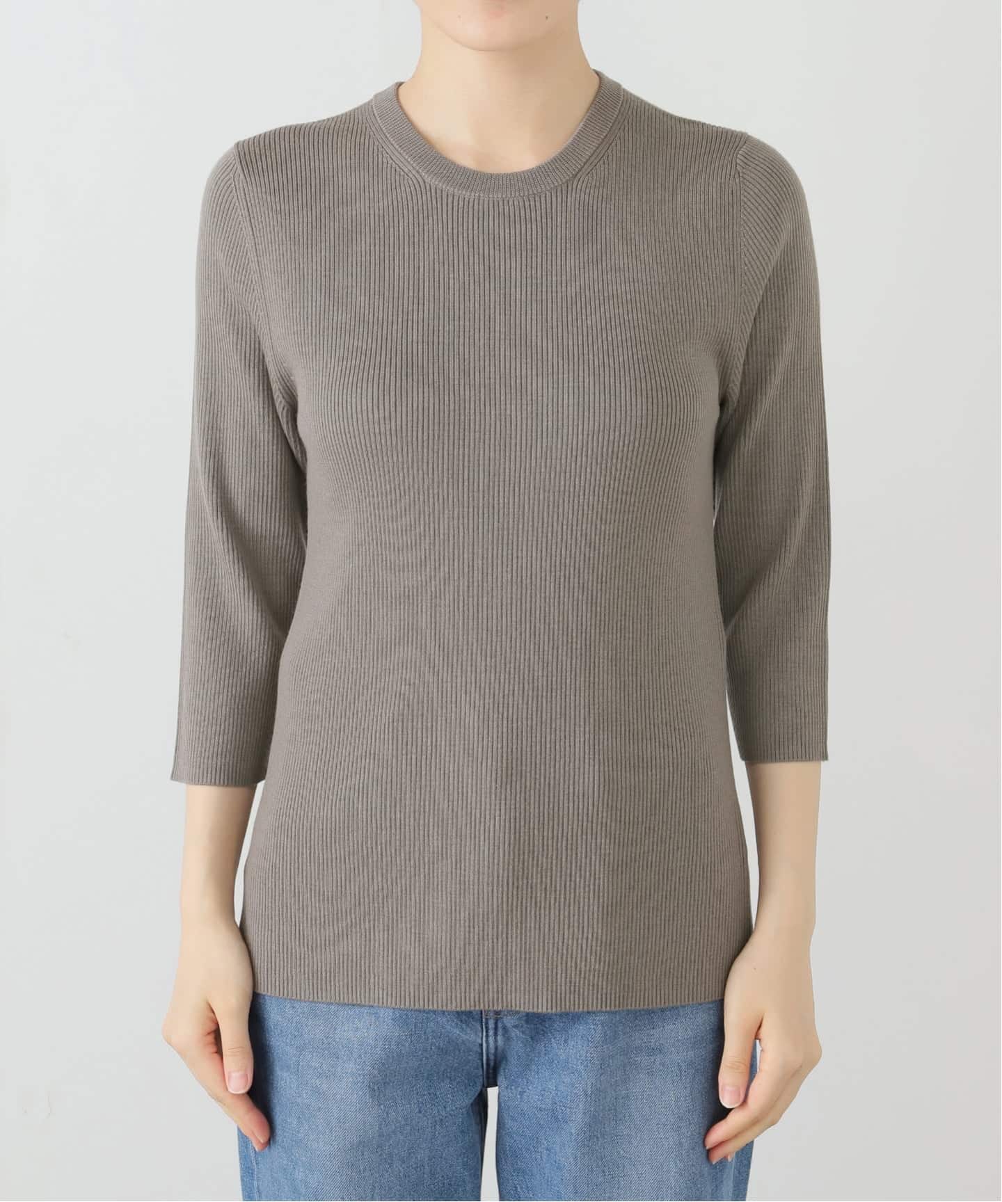 Rib クルーネック プルオーバー（ニット／セーター）｜Deuxieme Classe