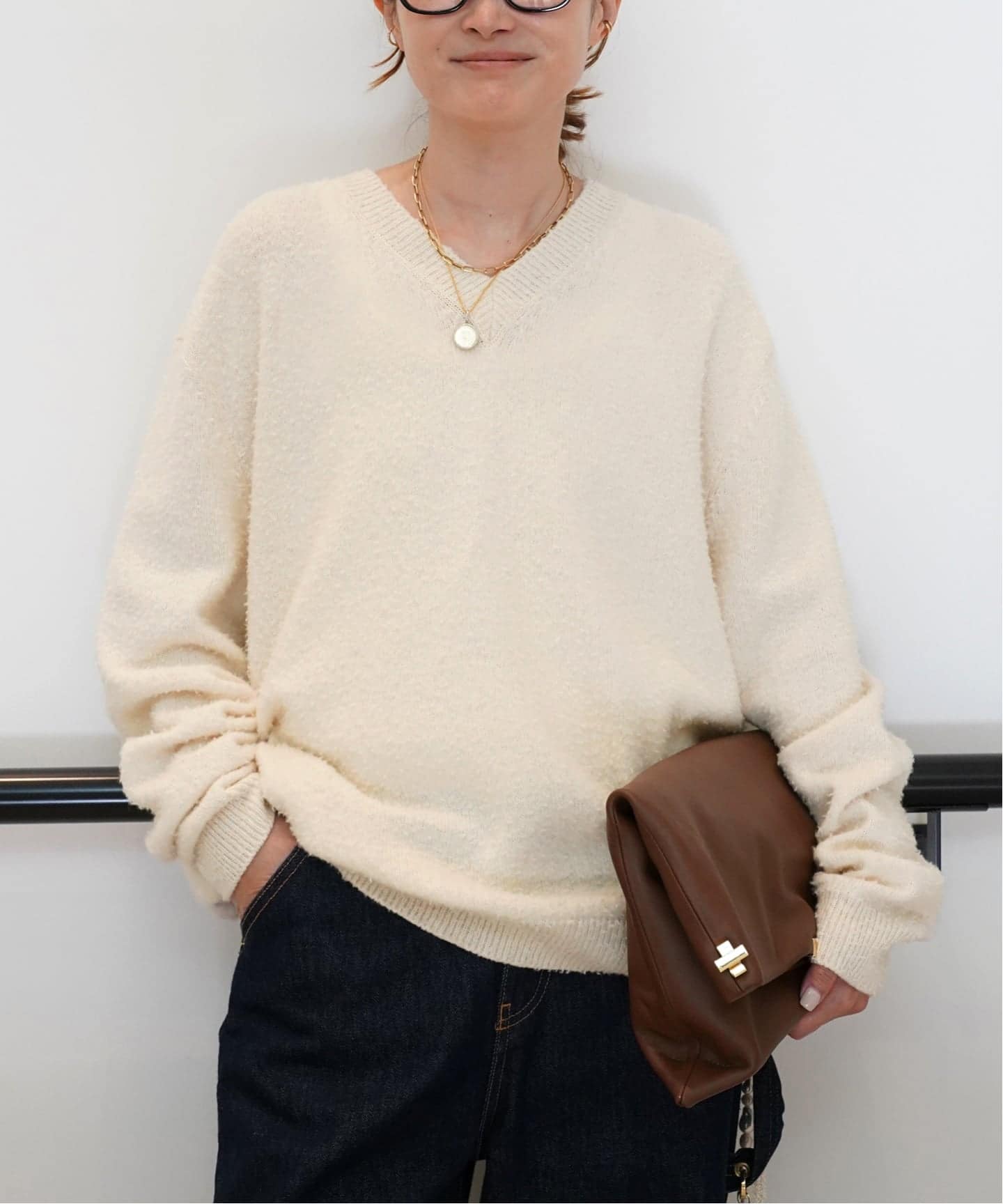 MAISON MARGIELA/メゾン マルジェラ】V NECK KNIT（ニット／セーター