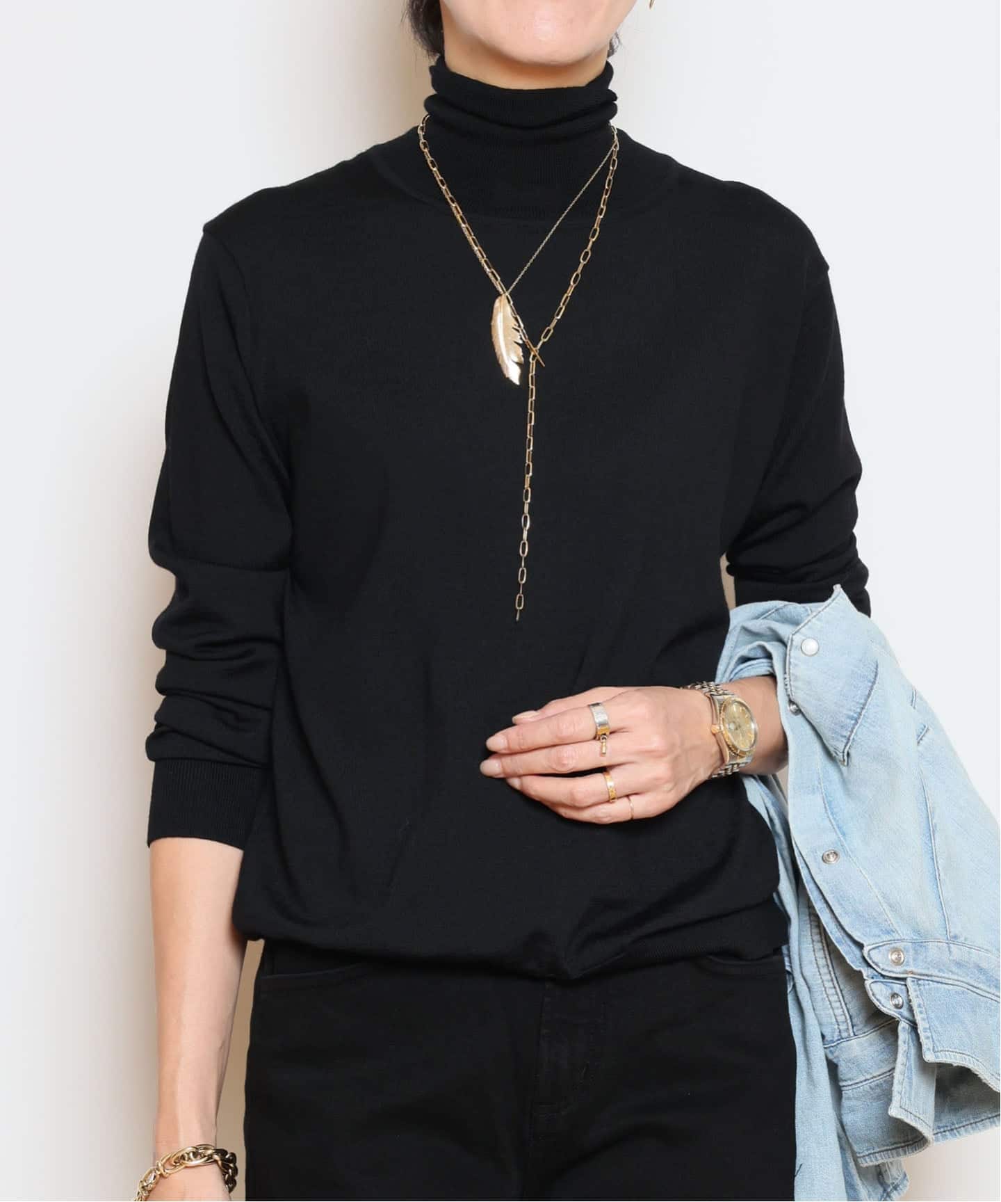 FF30 TODAY タートルネックプルオーバー（ニット／セーター）｜MUSE de