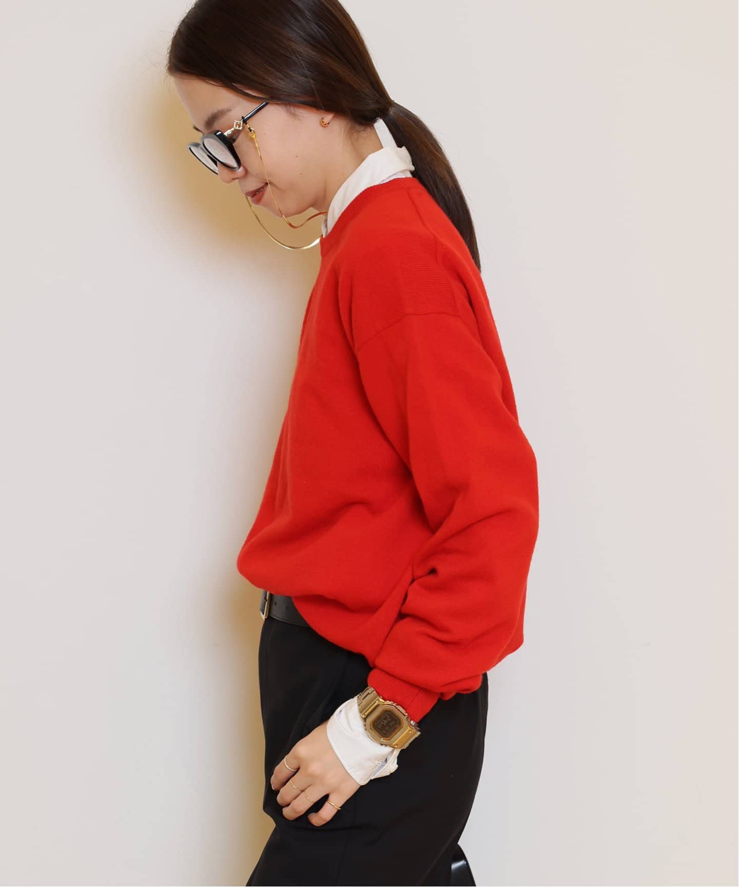 Charlotte クルーネックプルオーバー（ニット／セーター）｜MUSE de