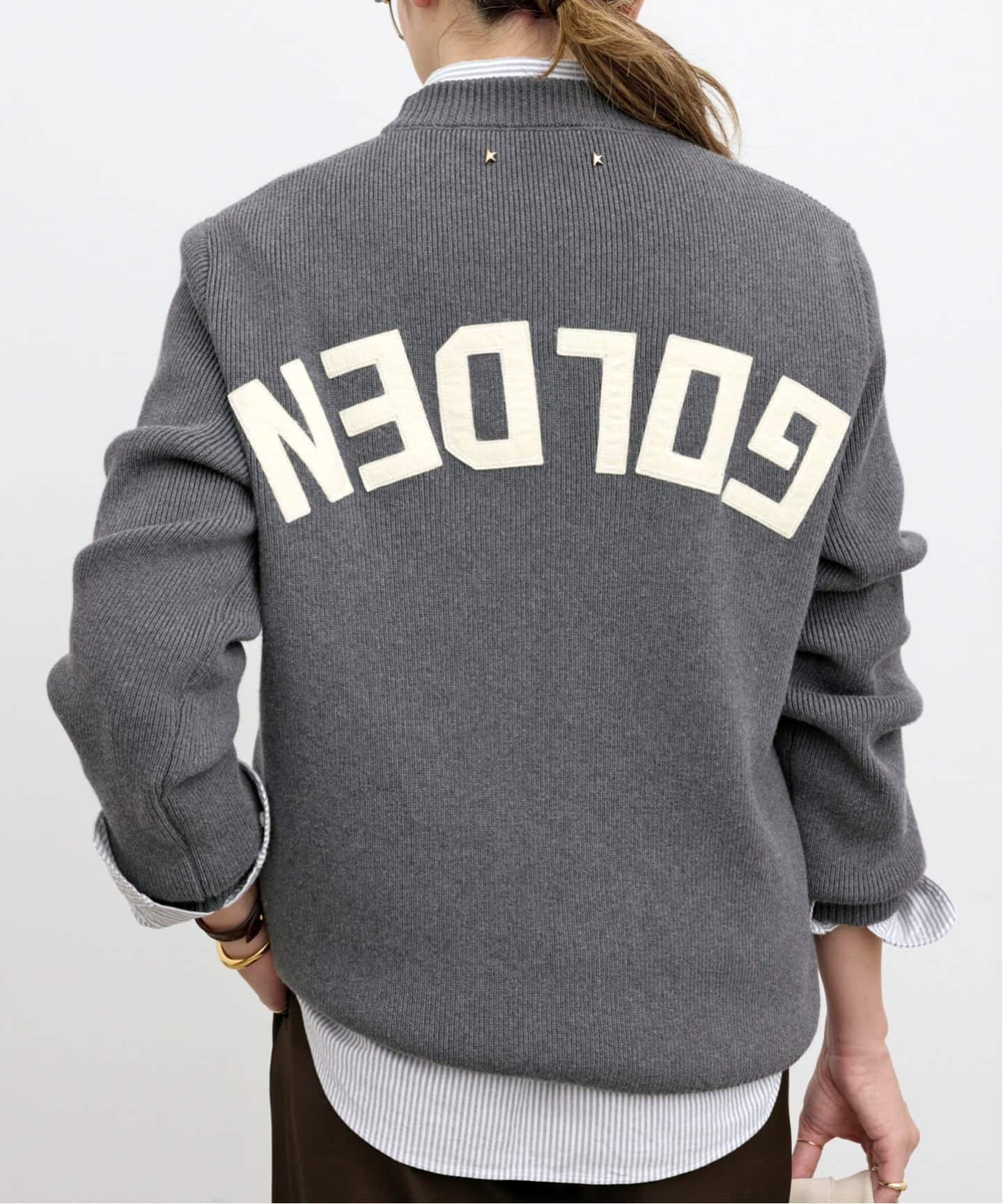 アパルトモン GMTE '65 プリント グレー セーター 美品【アパルトモン