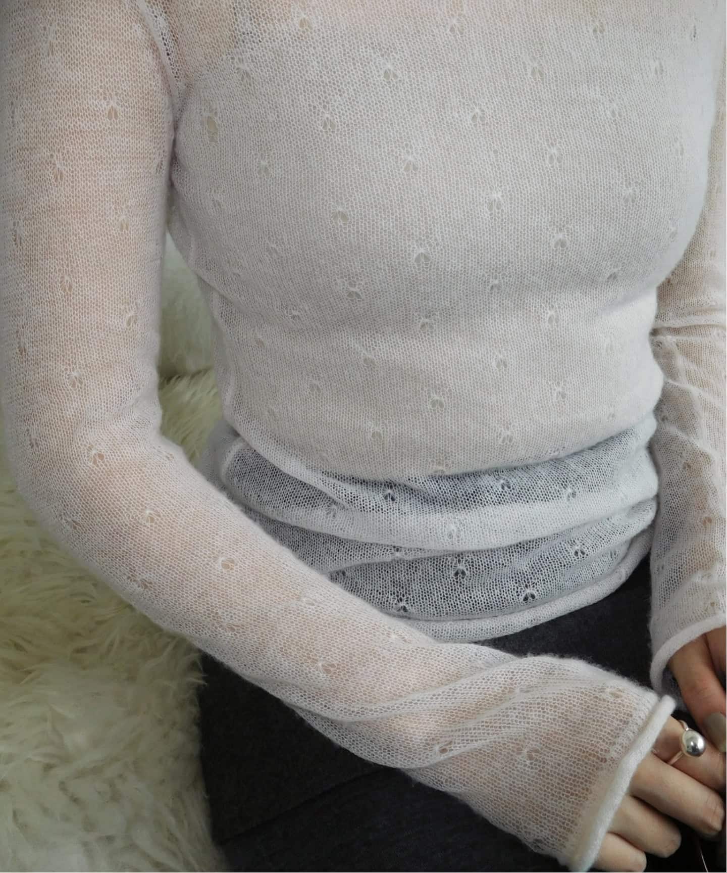 angielala LULU アイレット ニット（ニット／セーター）｜EDIT.FOR