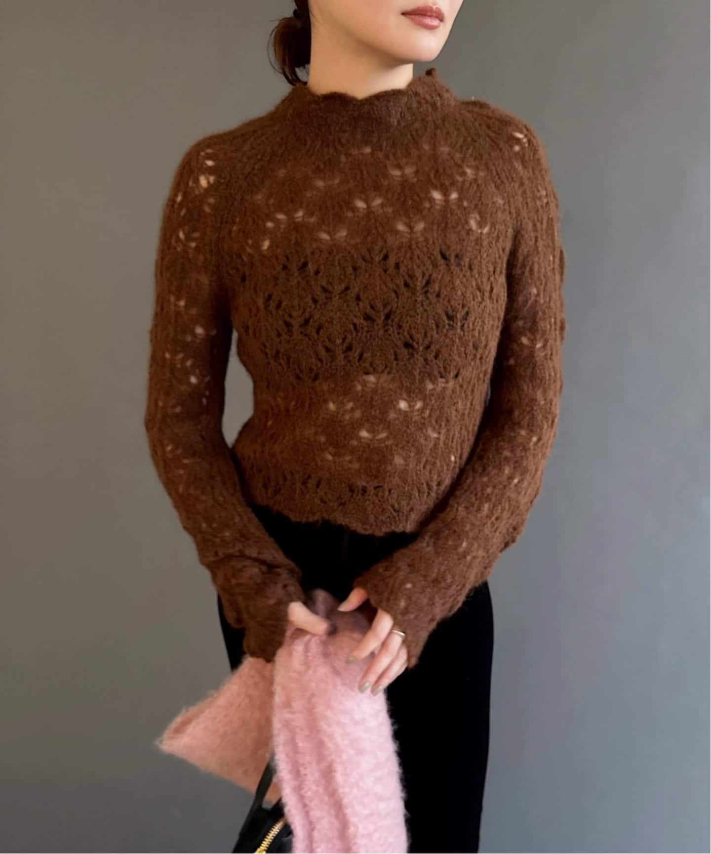 AYNI/アイニ】シアーニット（ニット／セーター）｜EDIT.FOR LULU