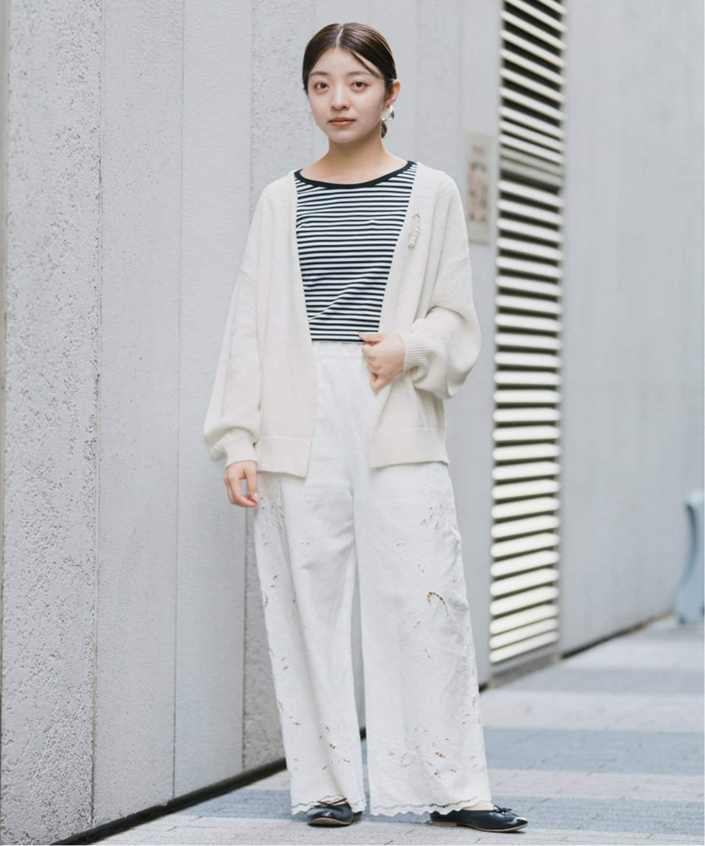 テープヤーン ピン付き カーディガン（カーディガン）｜IENA（イエナ