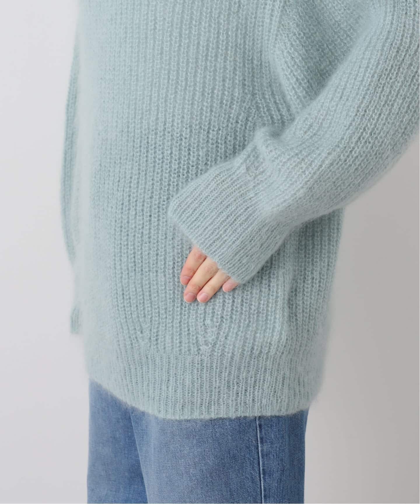 キッドモヘヤミックス 片畦プルオーバー（ニット／セーター）｜IENA