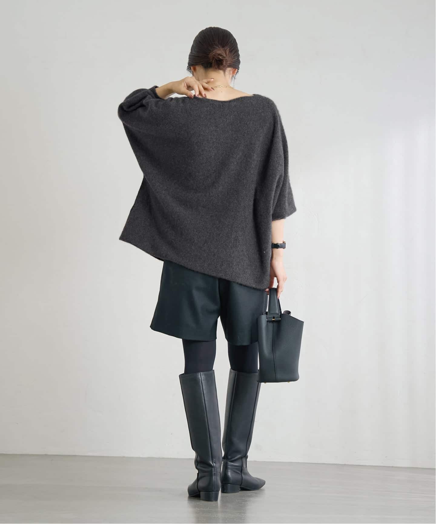 ピュア カシミヤ ドルマンプルオーバー（ニット／セーター）｜IENA