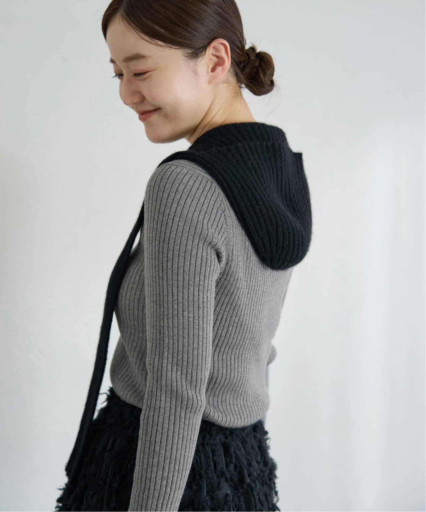 EXメリノリブ クルーネックプルオーバー（ニット／セーター）｜IENA