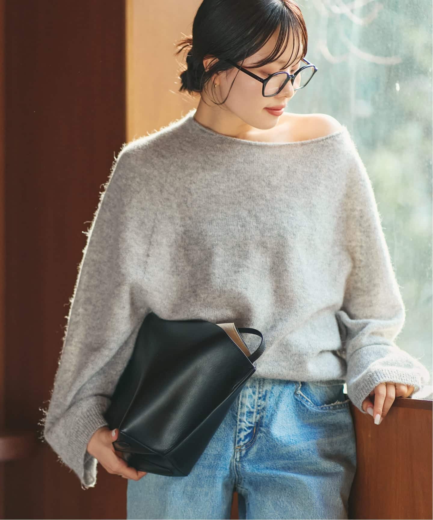 追加》Baby Alpaca ラグラン プルオーバー（ニット／セーター）｜Plage