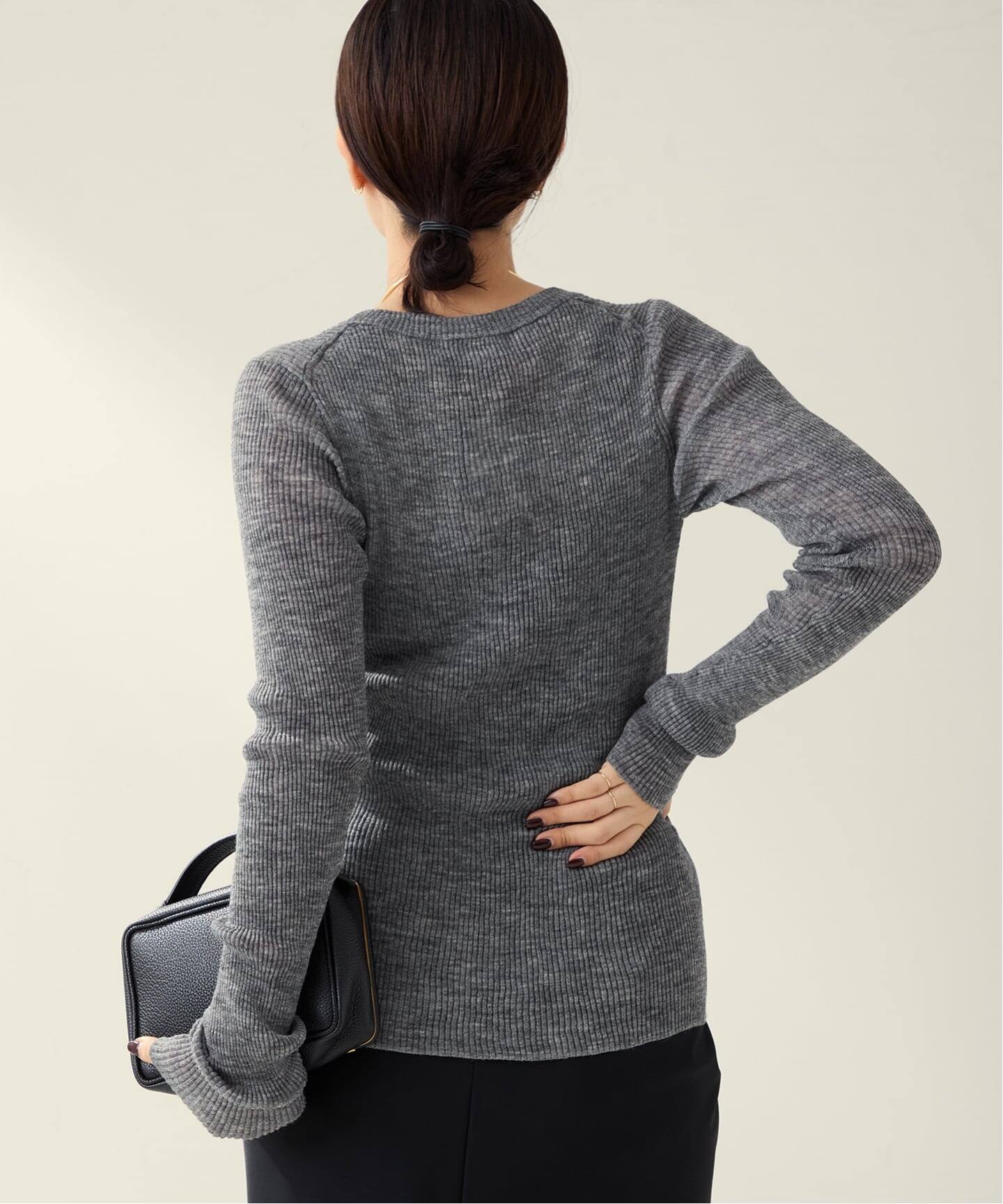 R'IAM RIB SEER プルオーバー（ニット／セーター）｜Plage（プラージュ