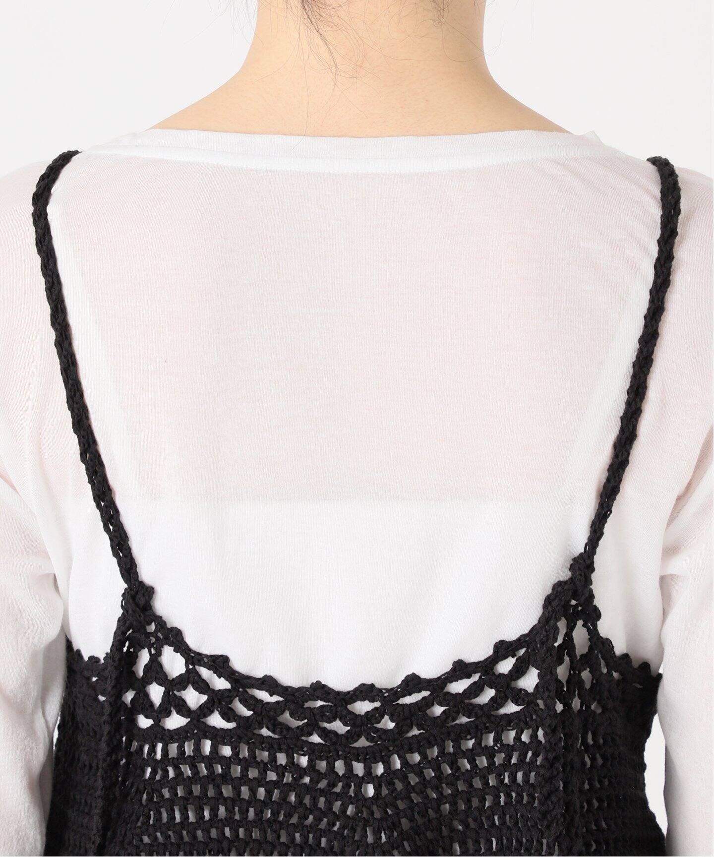 WEB限定 / 追加3》クロシェニットキャミソール（キャミソール）｜Spick