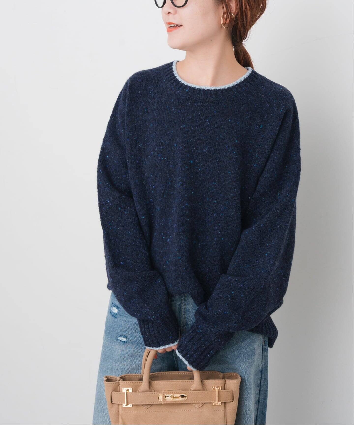 追加》ロゴインターシャニット（ニット／セーター）｜Spick and Span