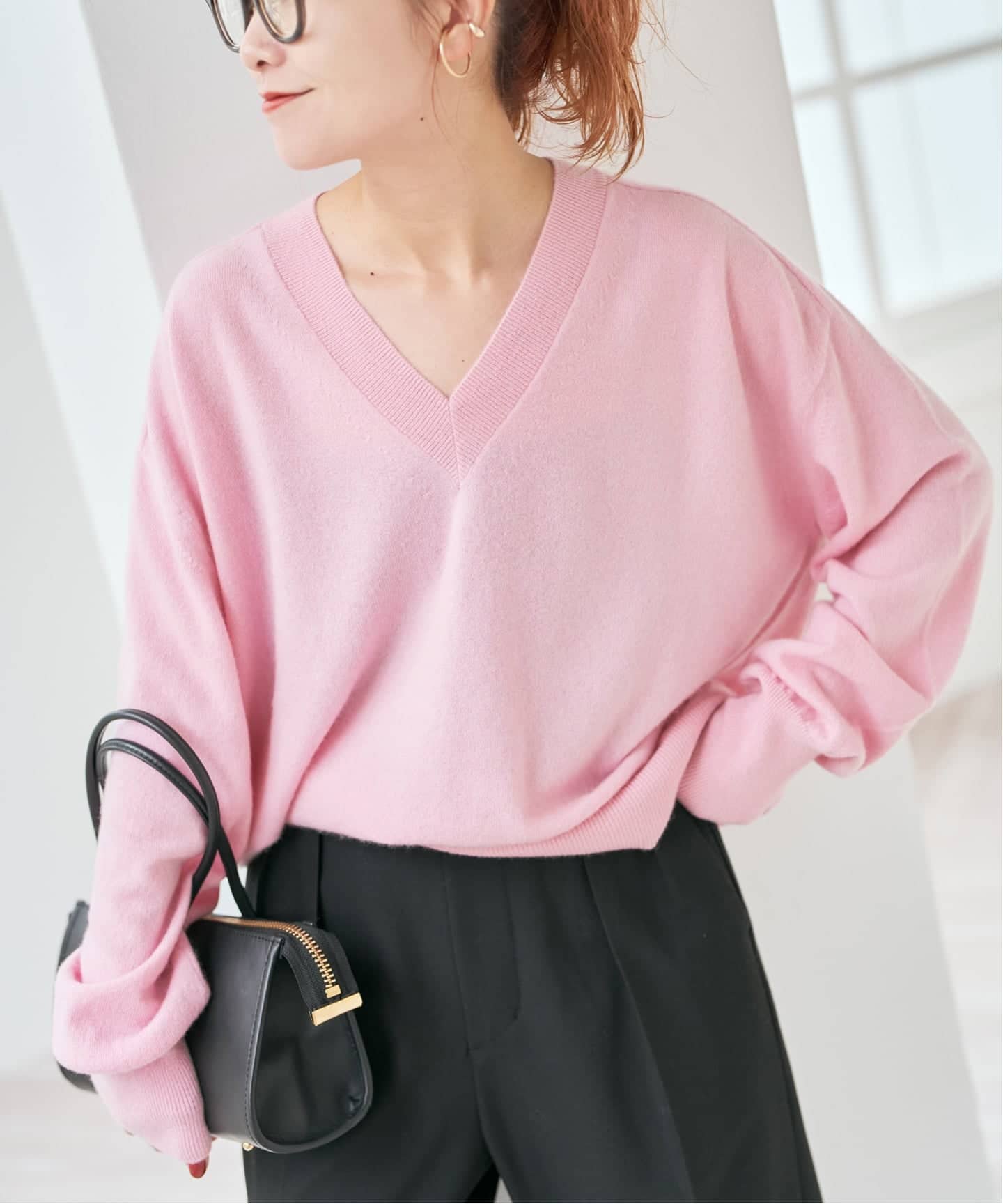 カシミヤVネックプルオーバー（ニット／セーター）｜Spick and Span