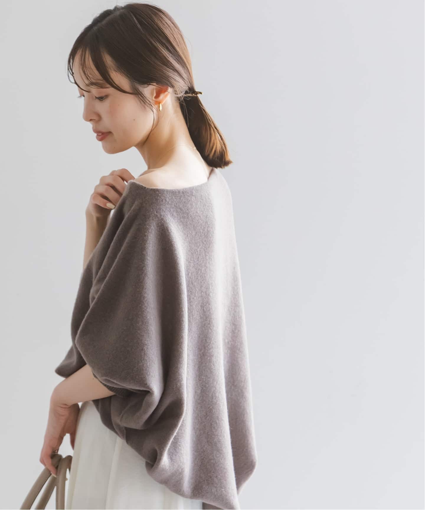 WEB・一部店舗限定追加2》ファインウールドルマンプルオーバー（ニット