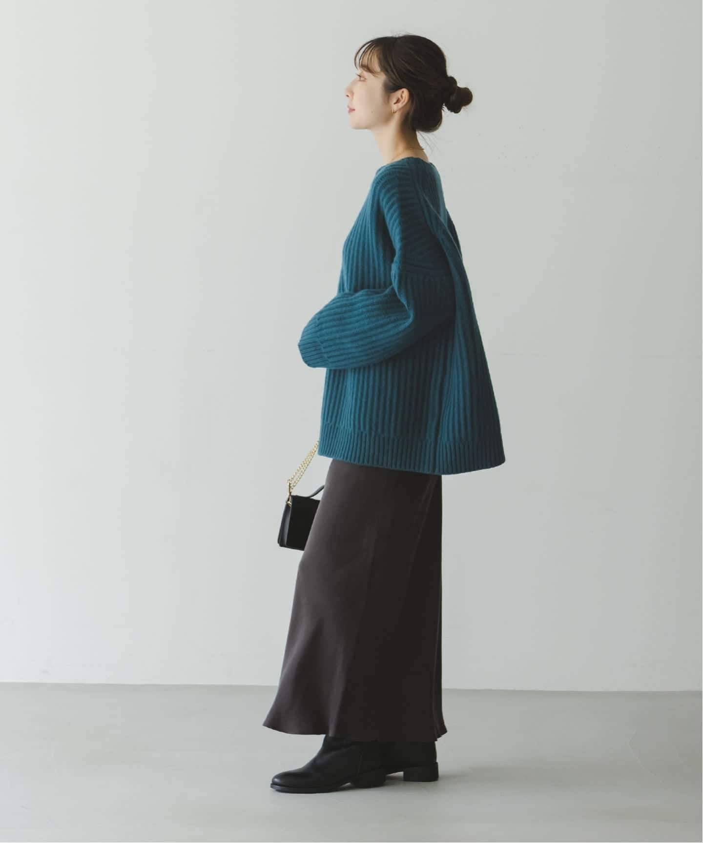 片畦ビッグニット（ニット／セーター）｜NOBLE（ノーブル）の通販