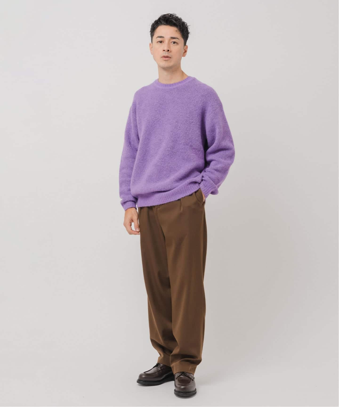 スリアルパカミックス クルーネックニット（ニット／セーター