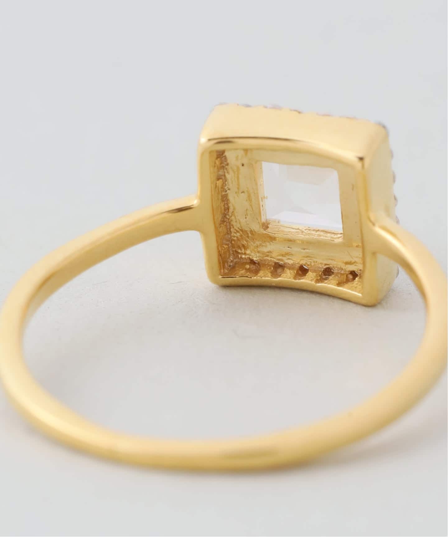 WEB限定/追加》ODUL SLOBE別注 スクエアカットリング（リング）｜SLOBE