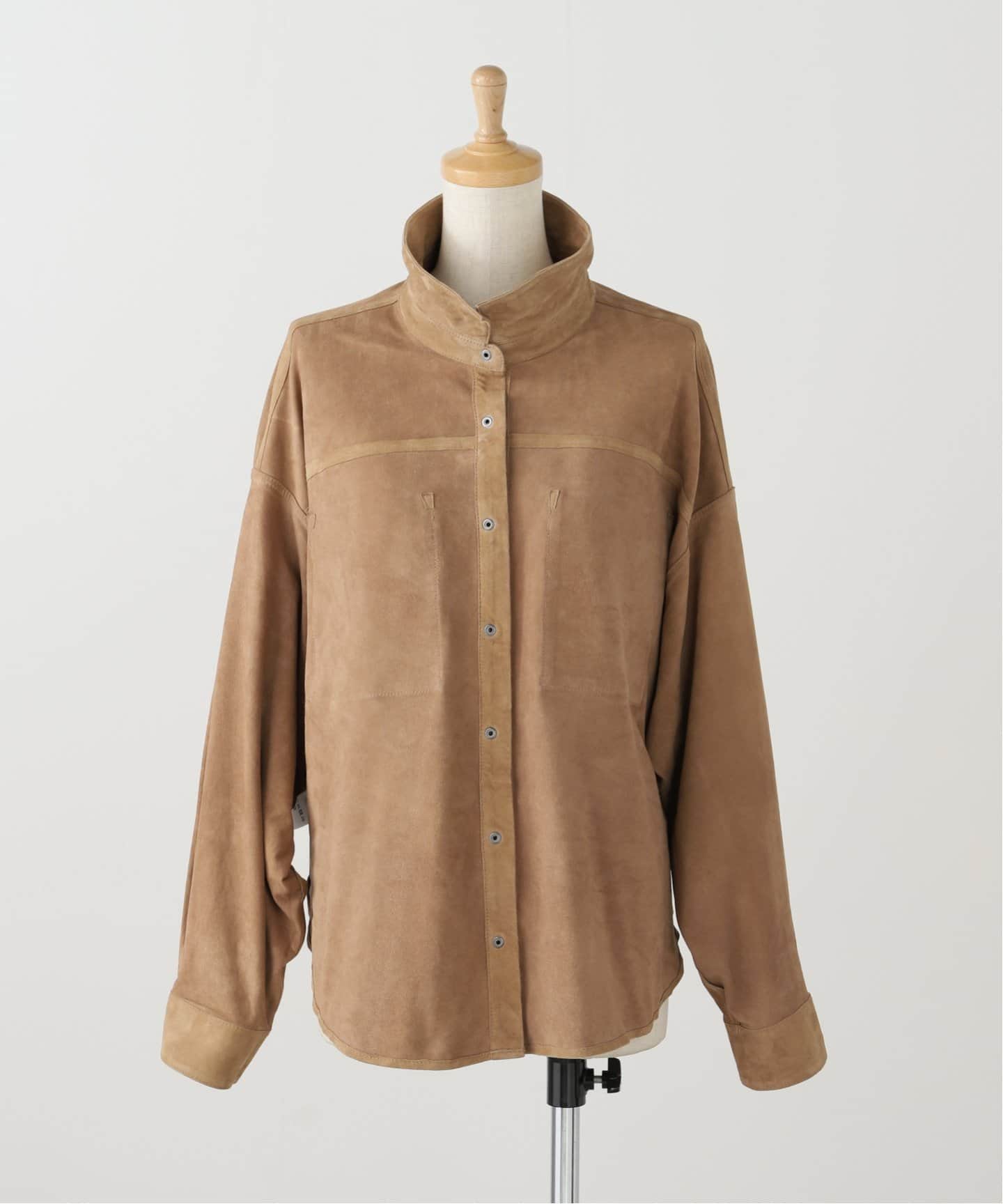 OneTeaSpoon/ワンティースプーン】SUEDE DARIA シャツジャケット