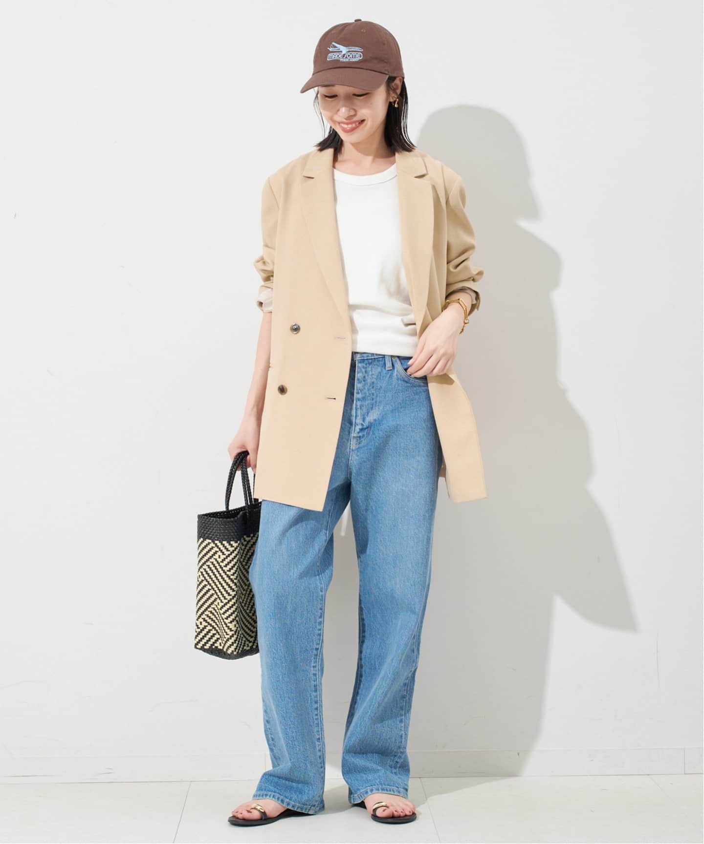 追加》ウォッシャブルツイルダブルジャケット（テーラードジャケット