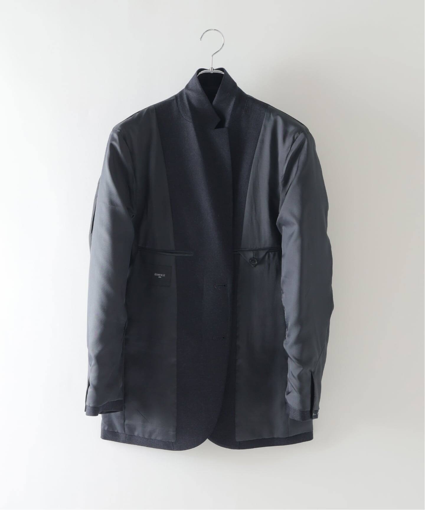 SUPER 120's ウールサキソニー 2ボタン ジャケット【セットアップ着用