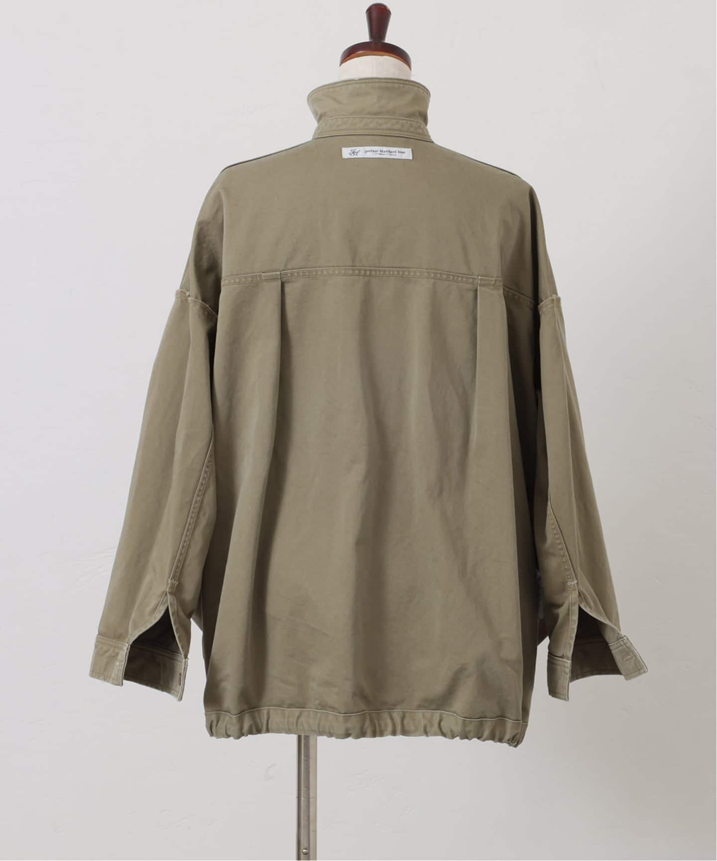 バックサテンCPOシャツブルゾン（その他ブルゾン／アウター）｜journal