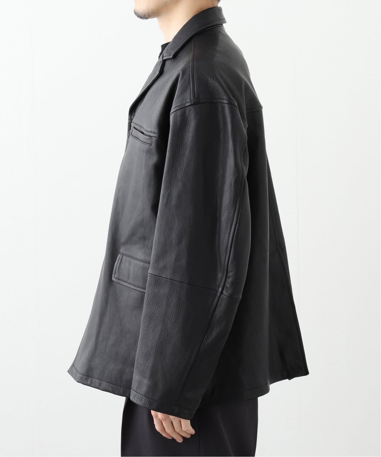 CCU / シーシーユー】 BOXTAILORED JACKET/GOAT SH-59- GOAT-3（レザー