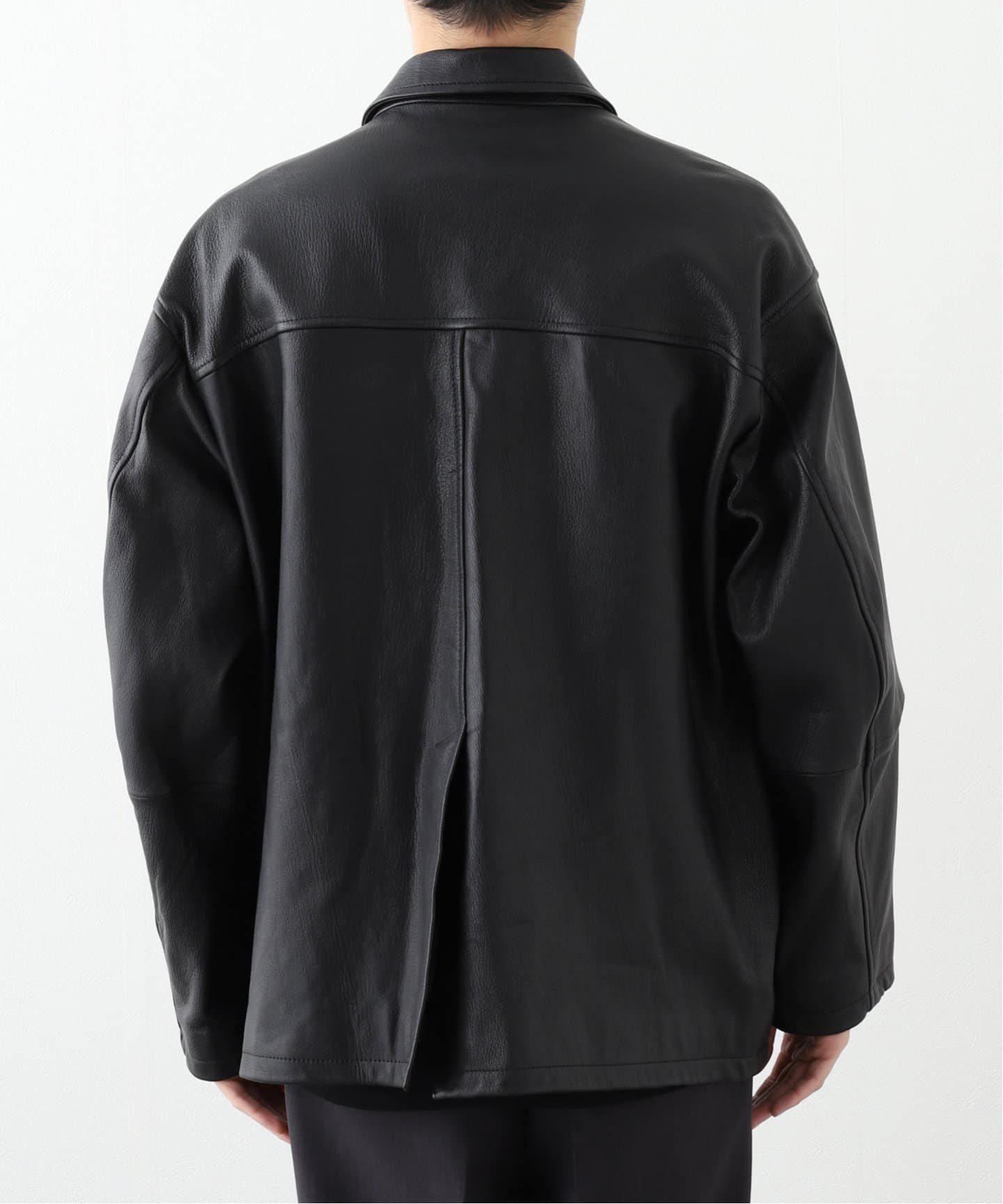 CCU / シーシーユー】 BOXTAILORED JACKET/GOAT SH-59- GOAT-3（レザー