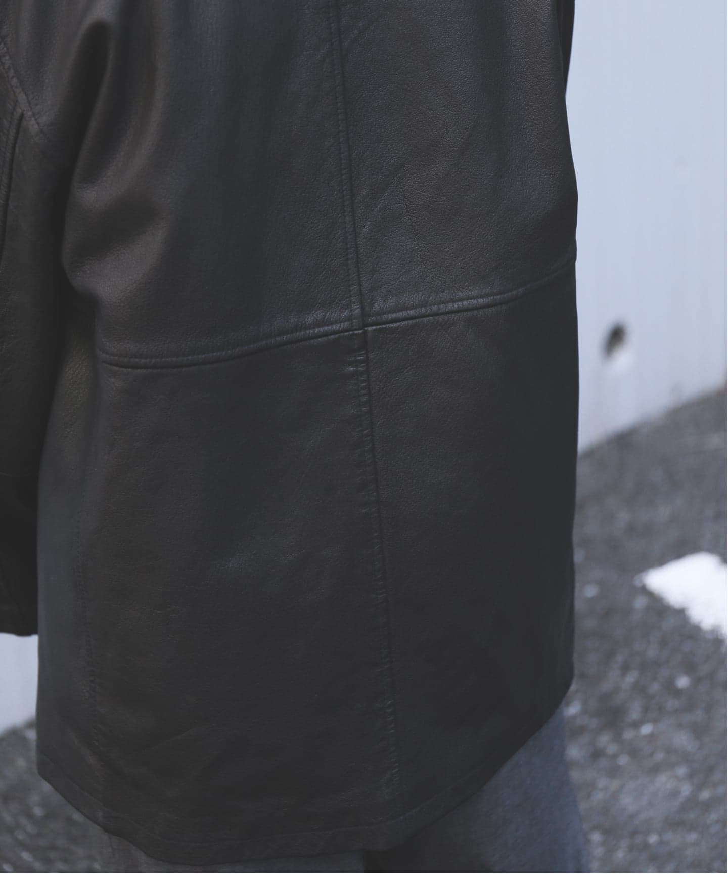 ゴートレザー ウォッシュド カーコート（レザージャケット）｜JOURNAL