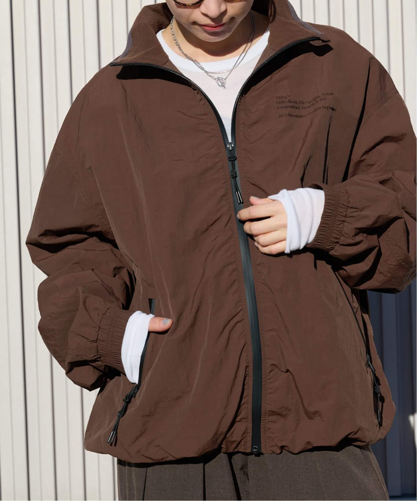 TODAYFUL Useful Zip Blouzon（ナイロンジャケット）｜BOICE FROM