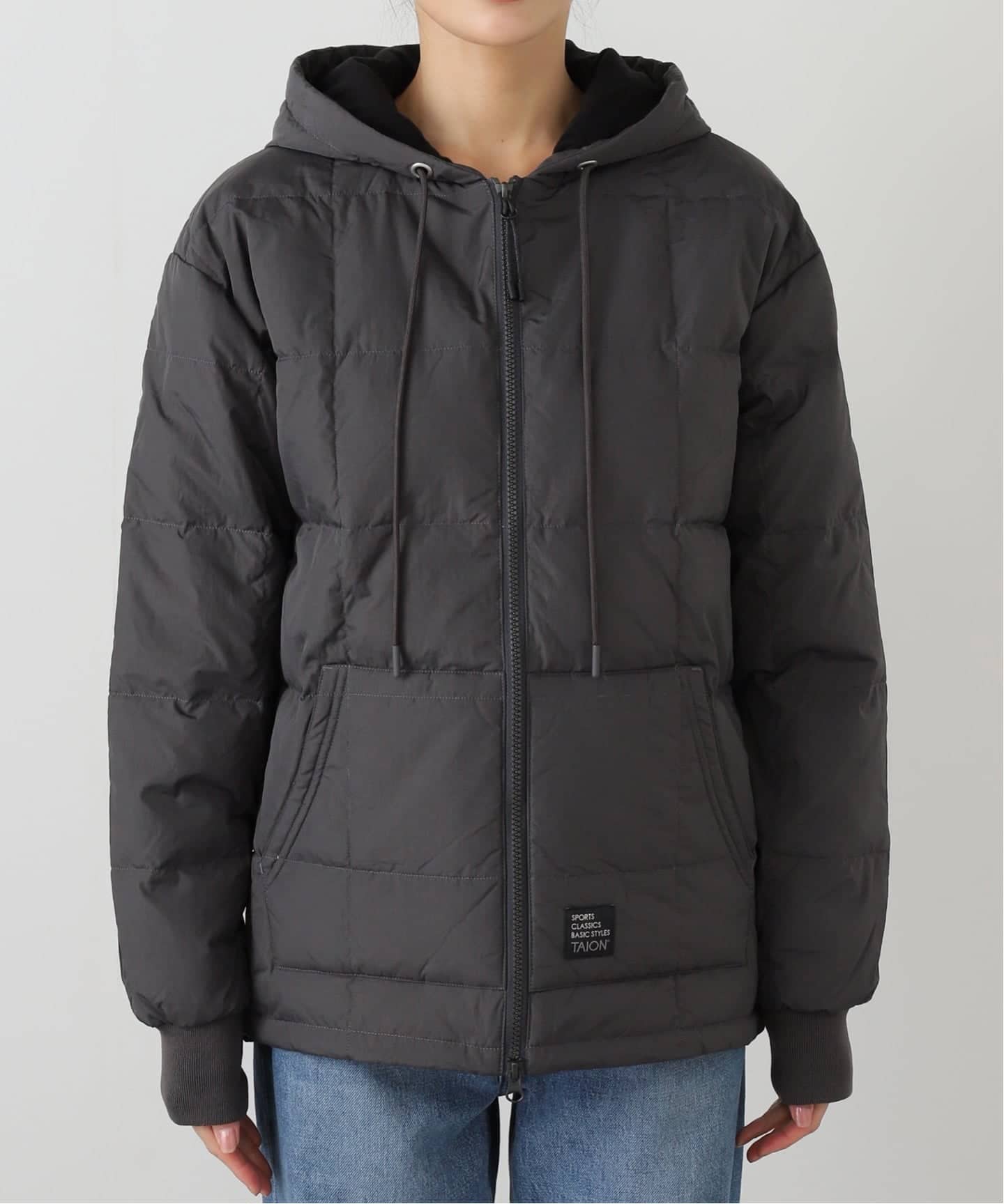 TAION SC FRONT ZIP DOWN HOODIE（ダウンジャケット）｜BOICE FROM