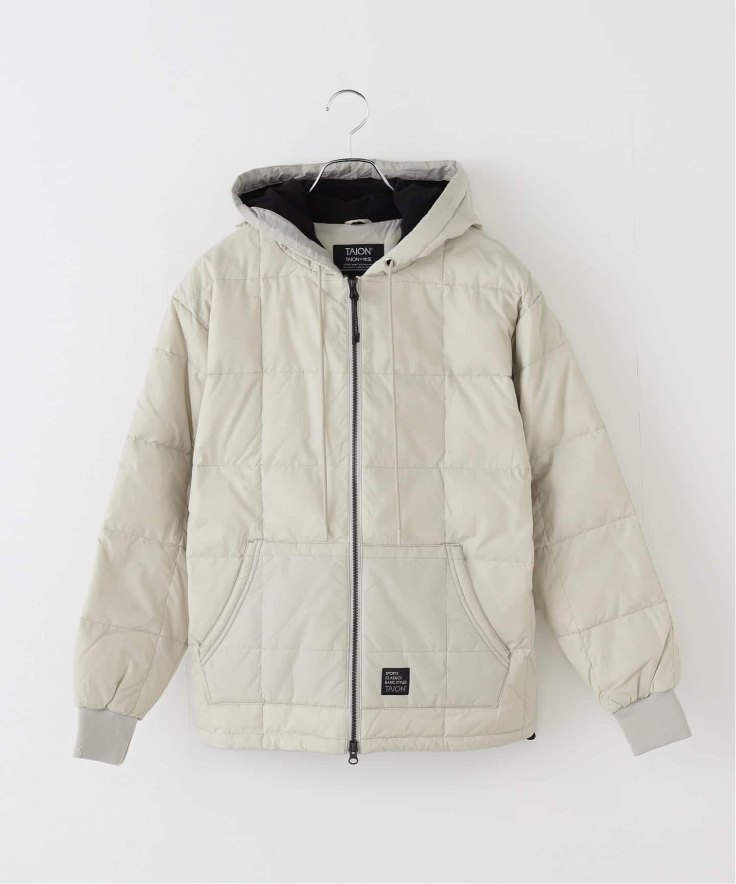 TAION SC FRONT ZIP DOWN HOODIE（ダウンジャケット）｜BOICE FROM