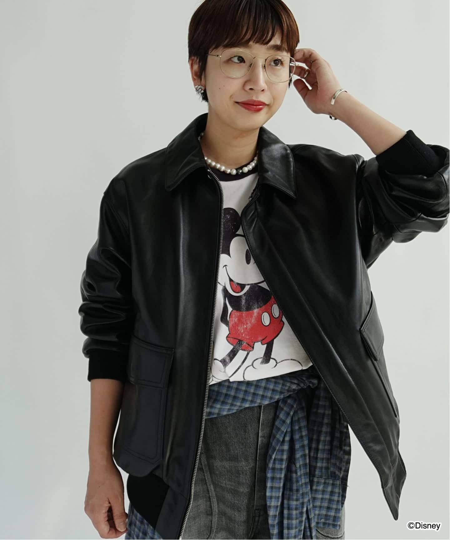 LOEFF/ロエフ LAMB LTR FLHT ジャケット（レザージャケット