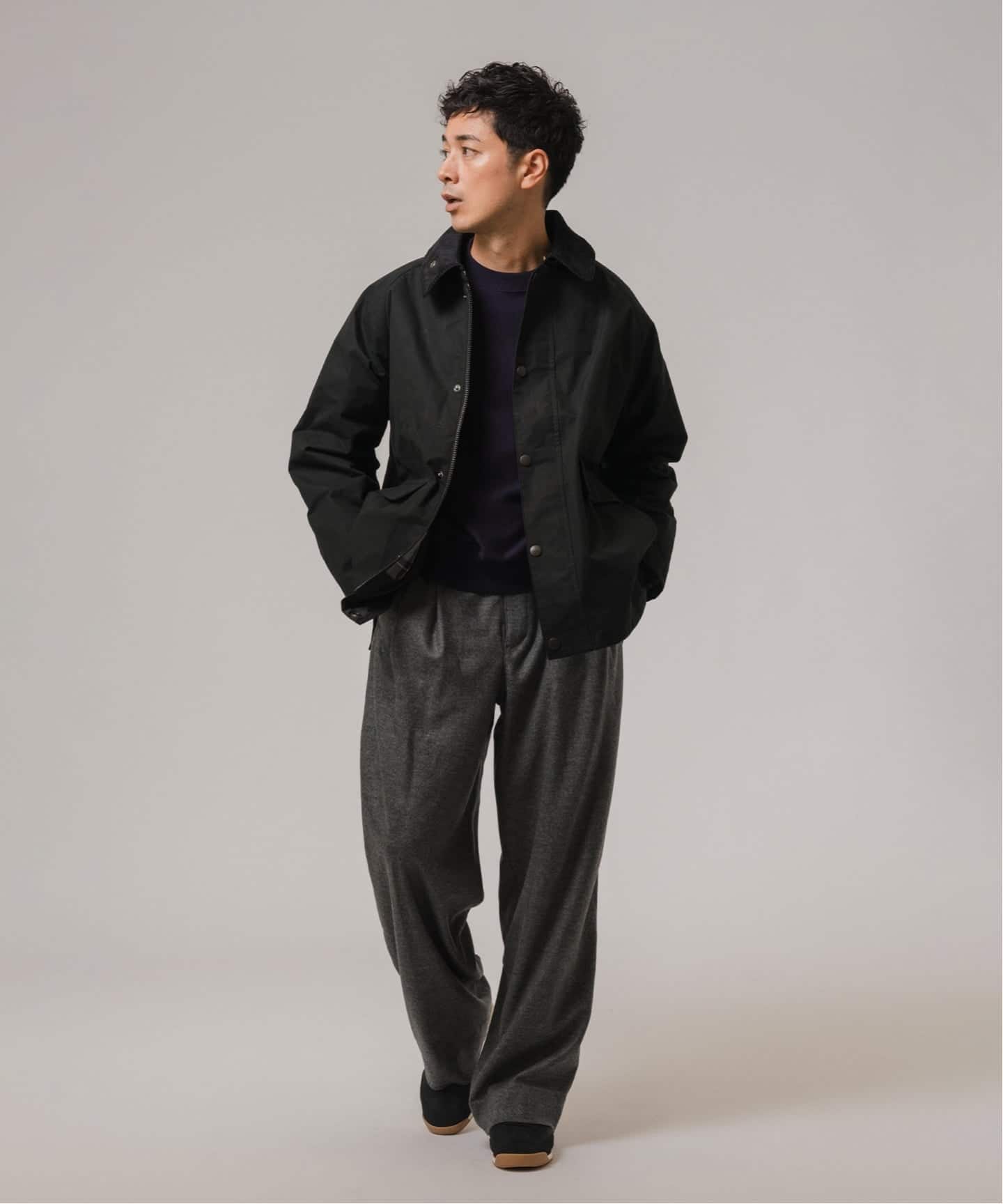 Barbour for MARKAWARE & EDIFICE 別注 TRANSPORT/トランスポート