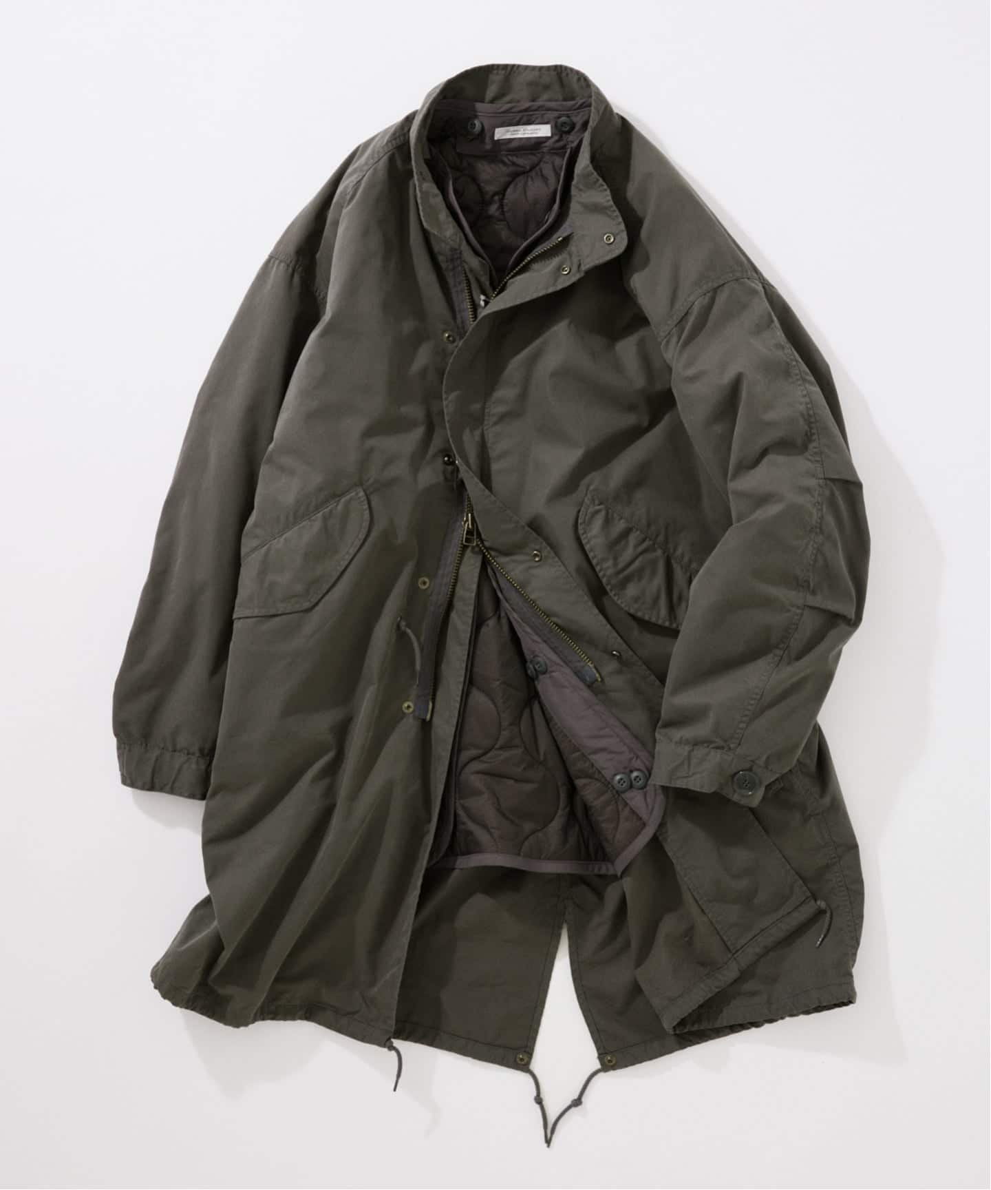 M65 フィッシュテールパーカー ガーメント ダイ / ライナー付き