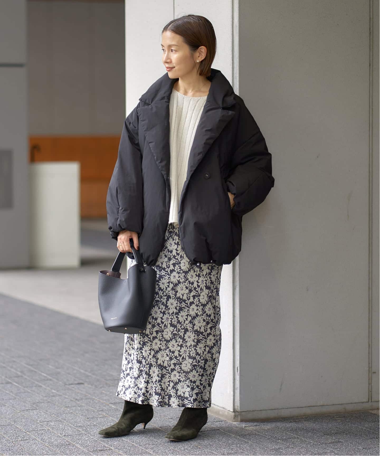 追加》ARTIROSA 撥水テイラーコクーンダウン（ダウンジャケット