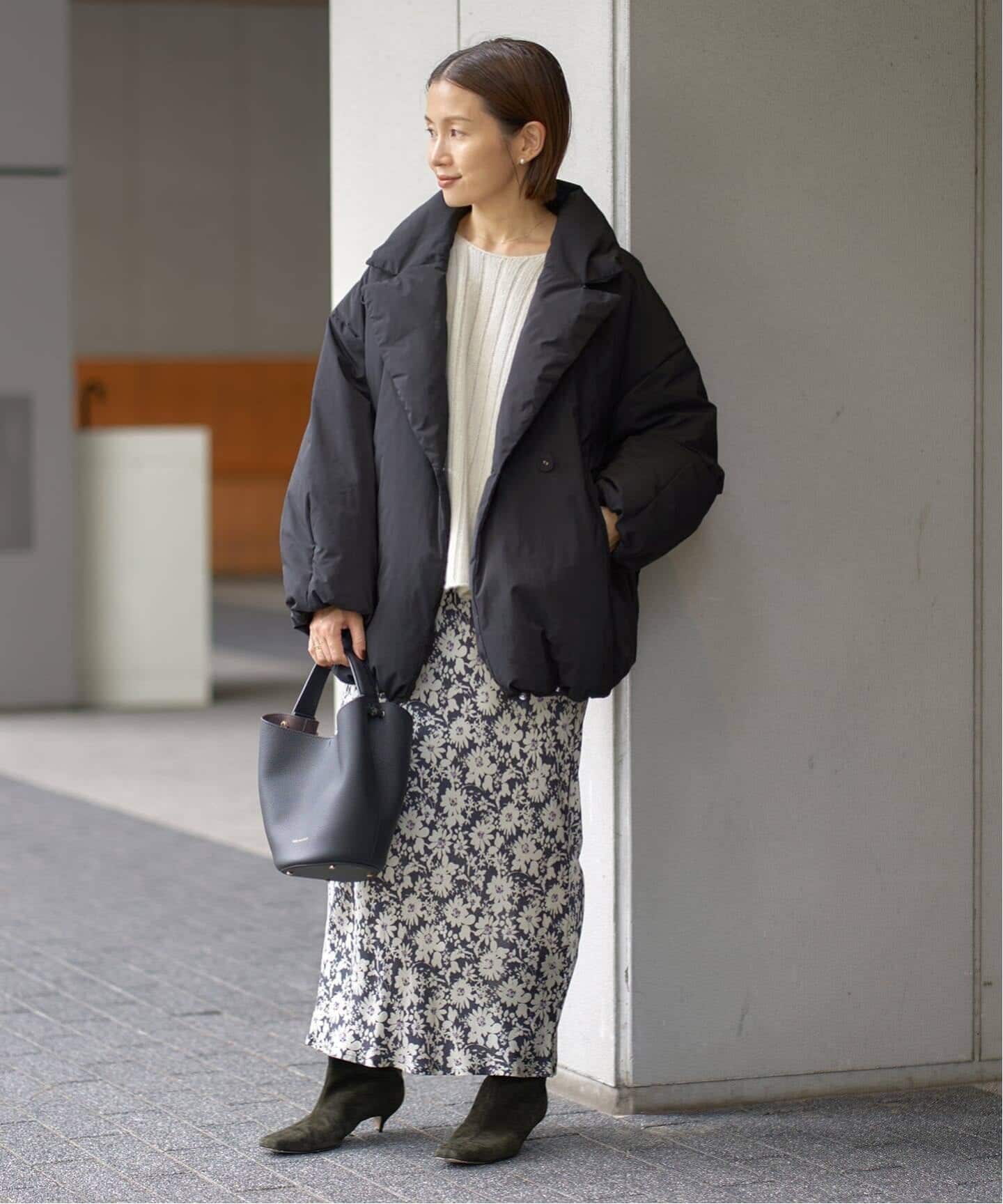 追加2》ARTIROSA撥水テイラーコクーンダウン（ダウンジャケット