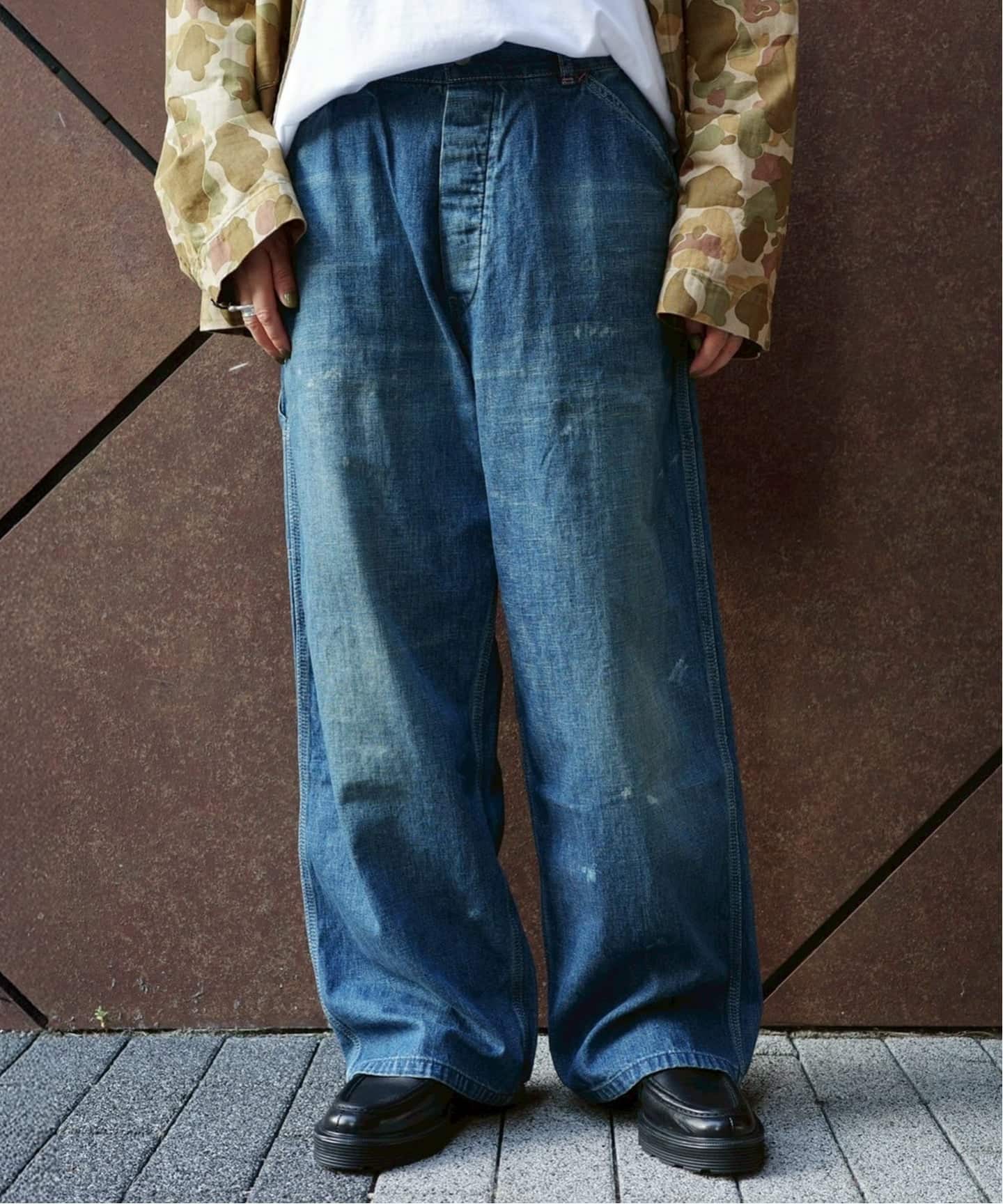 chimala】 DENIM PAINTER PANTS-SHORTER（デニムパンツ・ジーンズ