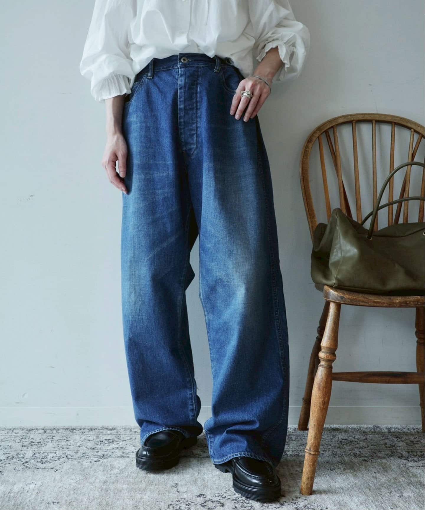 chimala】 DENIM WAIST ADJUSTABLE PANTS（デニムパンツ・ジーンズ