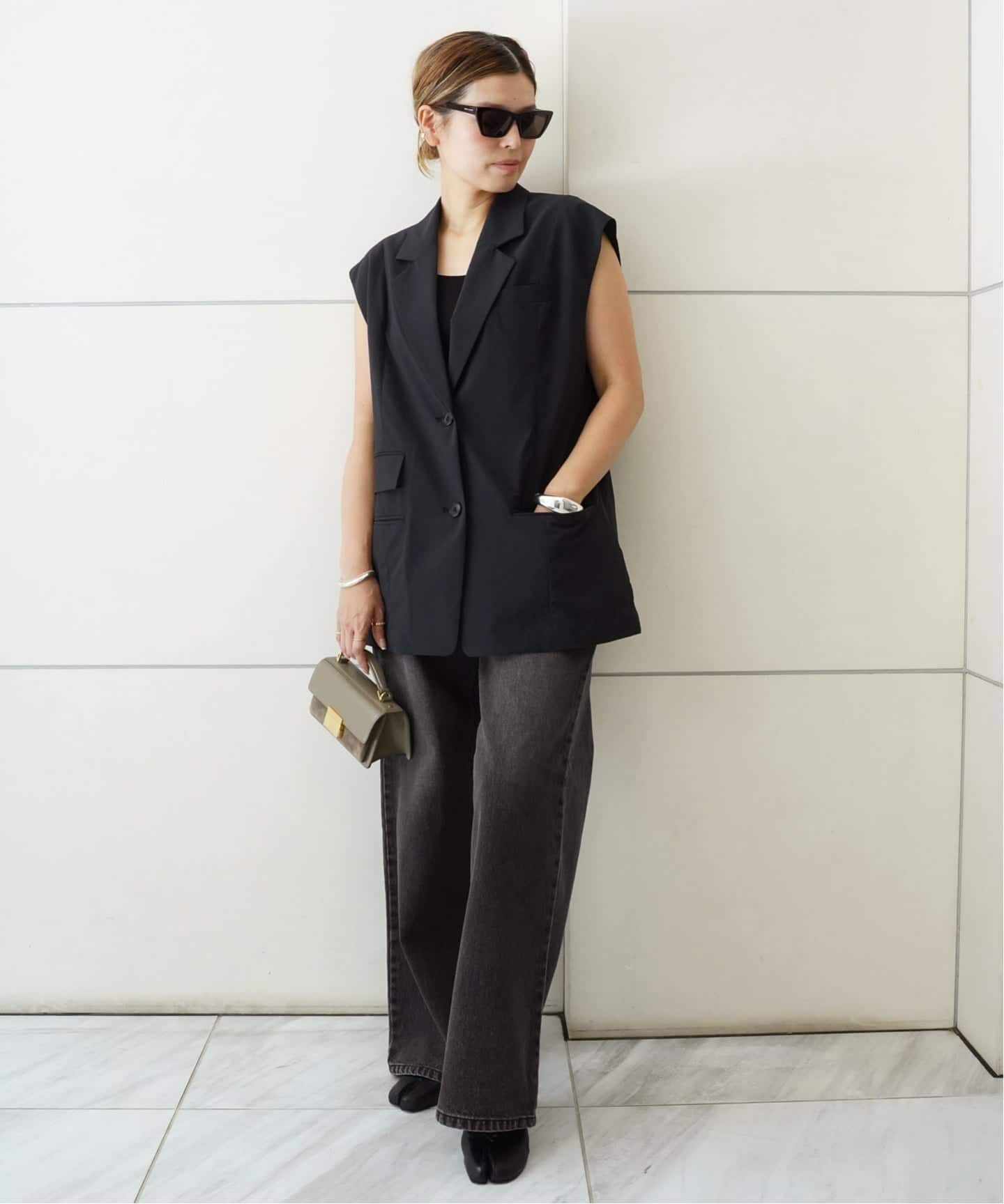 Loose Jeans (GRAY)（デニムパンツ・ジーンズ）｜Deuxieme Classe