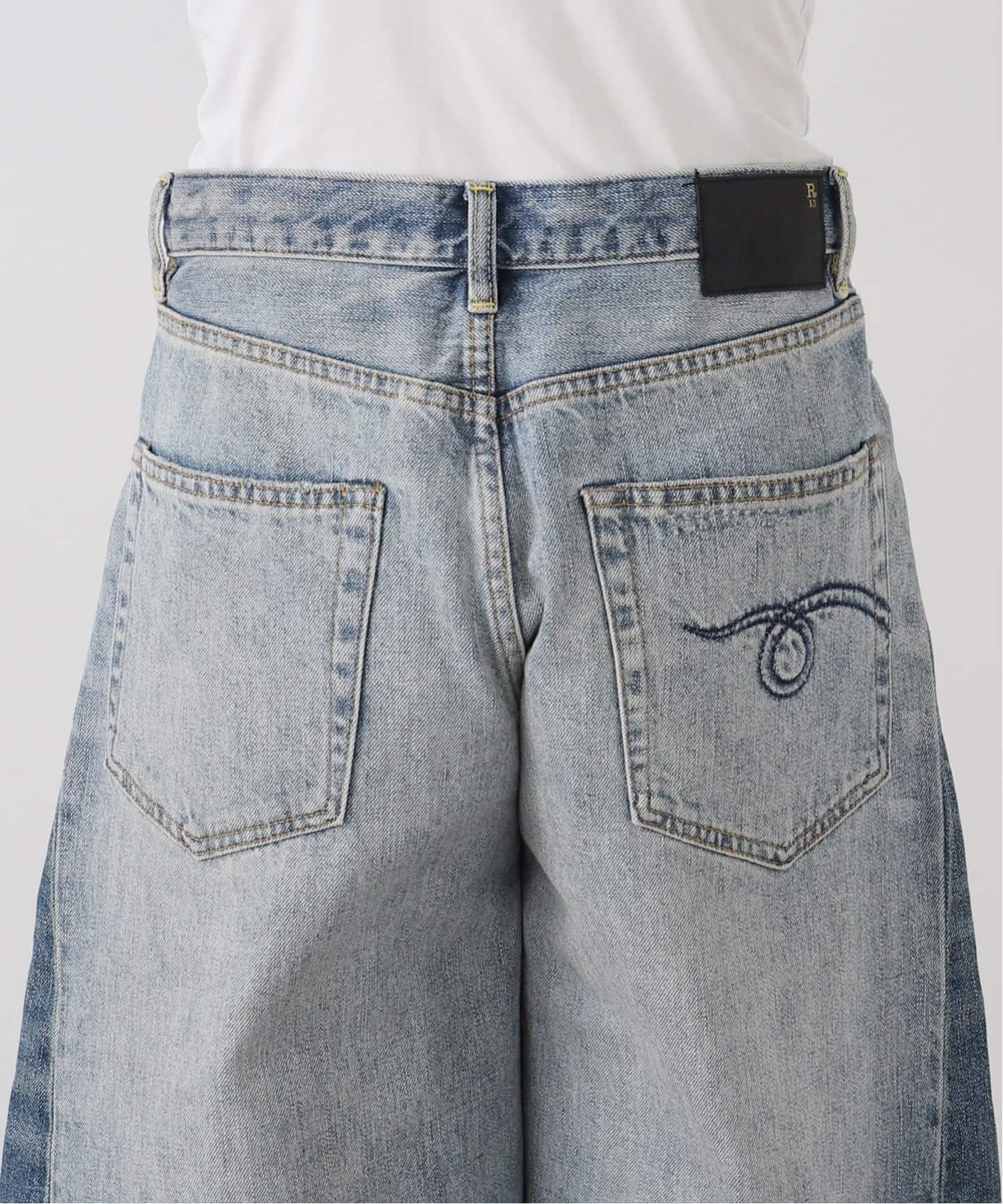 R13/アールサーティーン】 INSERT D'ARCY LOOSE JEAN（デニムパンツ